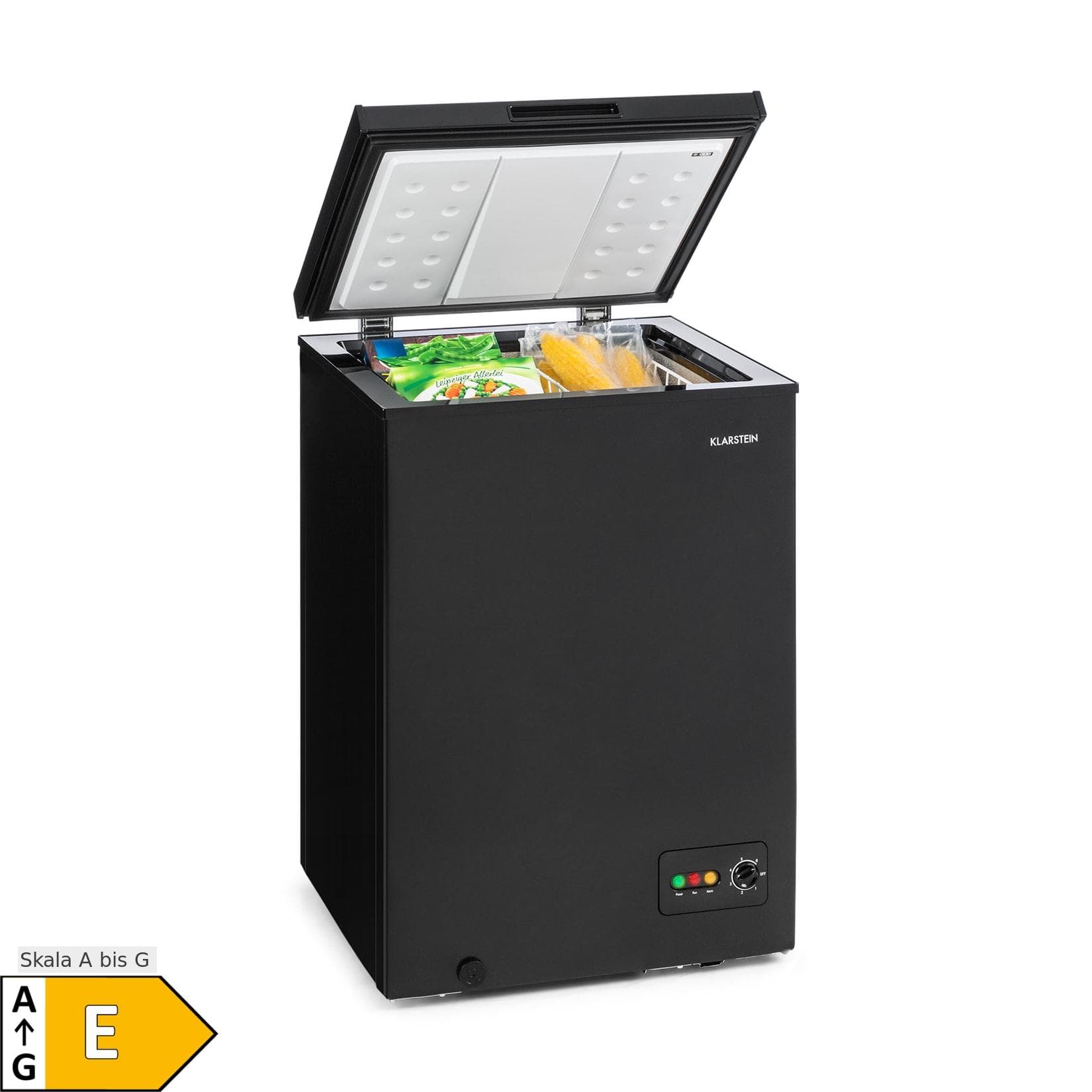 Iceblokk 100 Gefriertruhe Gefrierschrank 100 L Schwarz