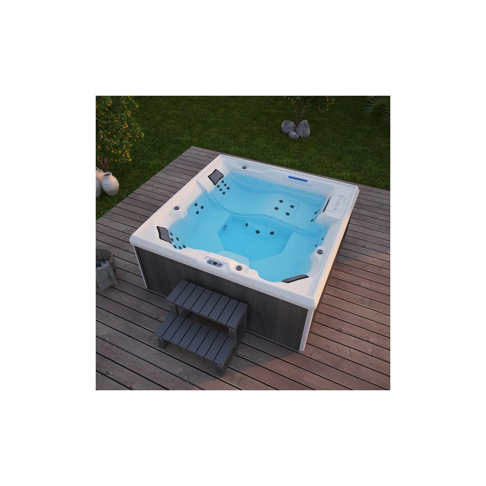 Outdoor Whirlpool STREAM BIG PURE Home Deluxe
