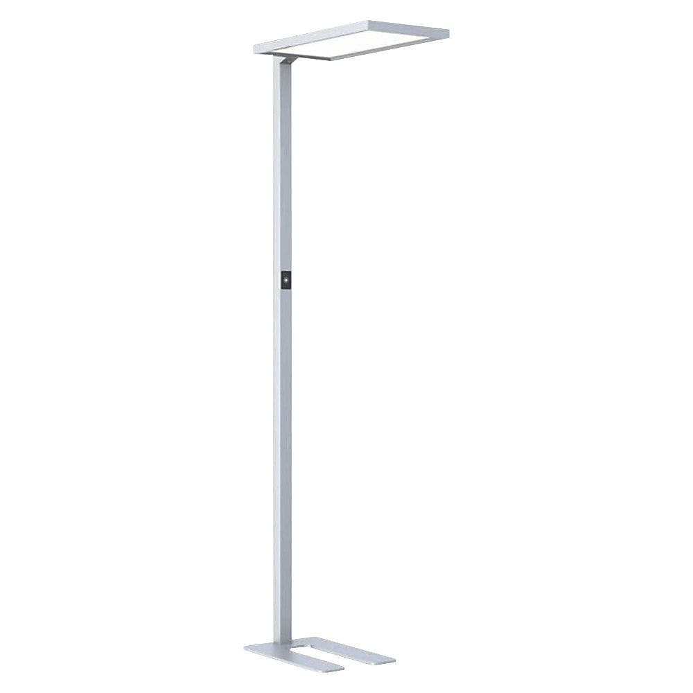 Kaiserkraft LED-Stehleuchte Luka Up & Down Silber Touch-Dimmbar
