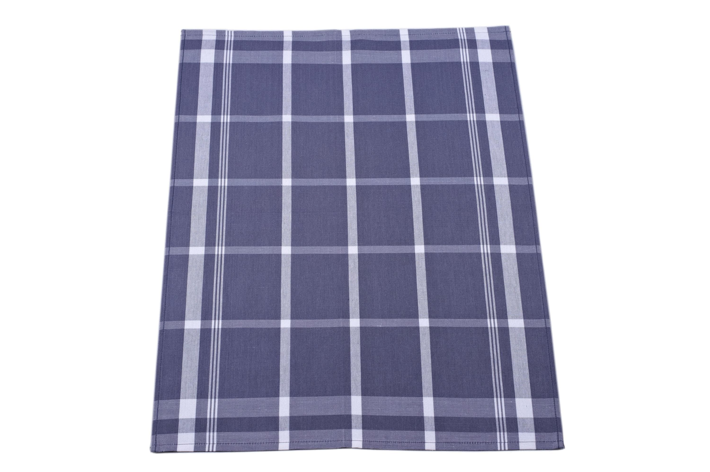 Geschirrtuch KARO Grau