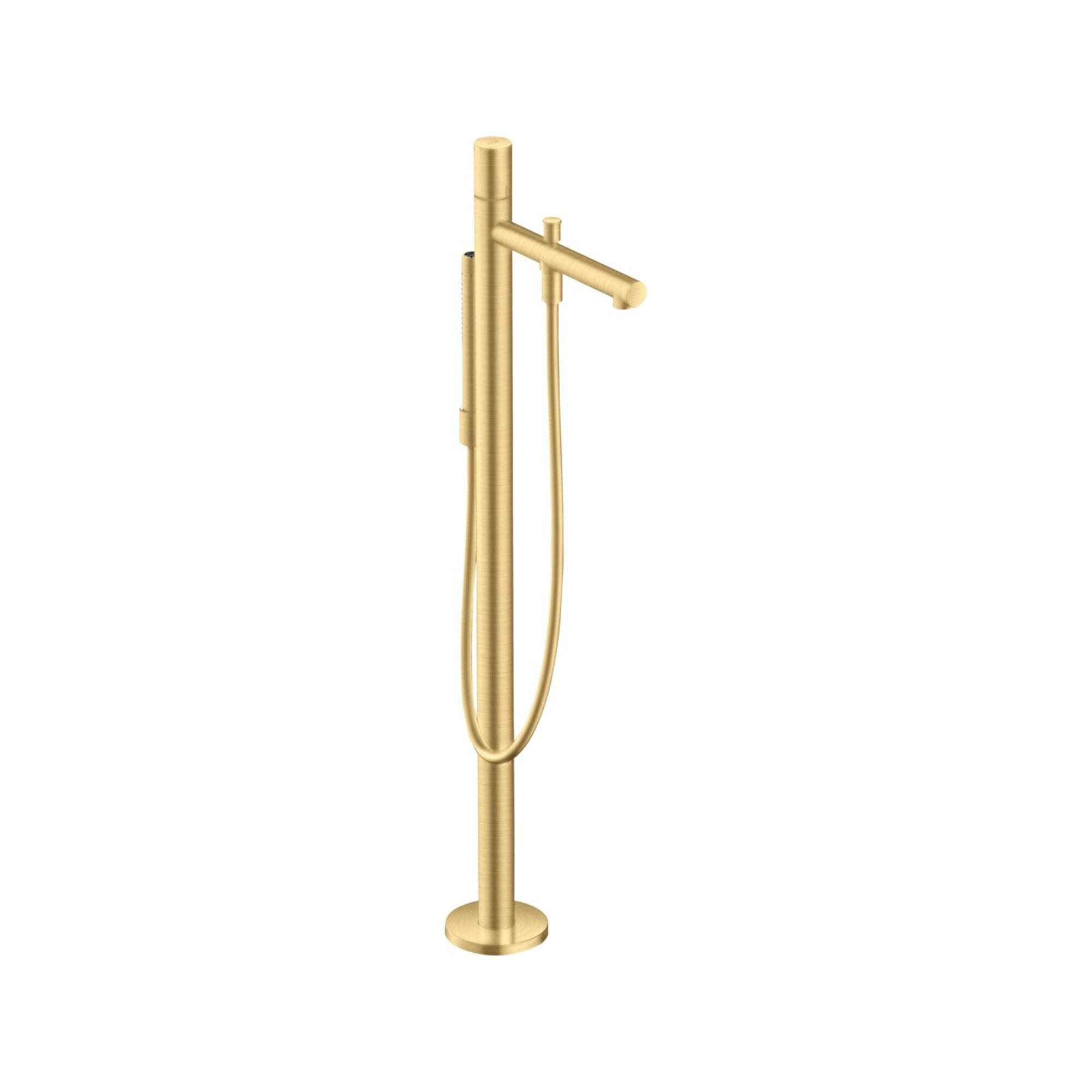 Hansgrohe Axor Uno Fertigmontageset 45416250 Wannenarmatur Bodenstehend Zerogriff Gold Optik