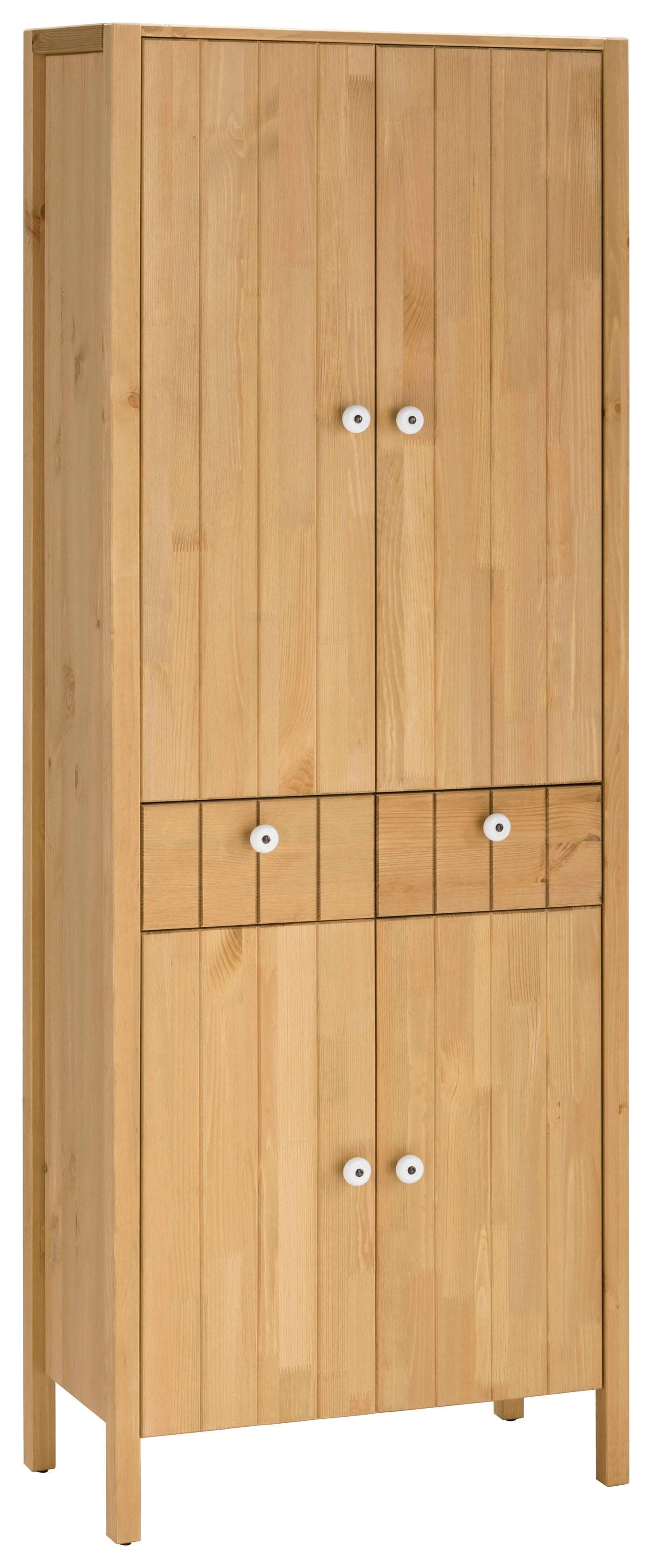 Home Affaire Hochschrank Tina Massivholz Kiefer Natur