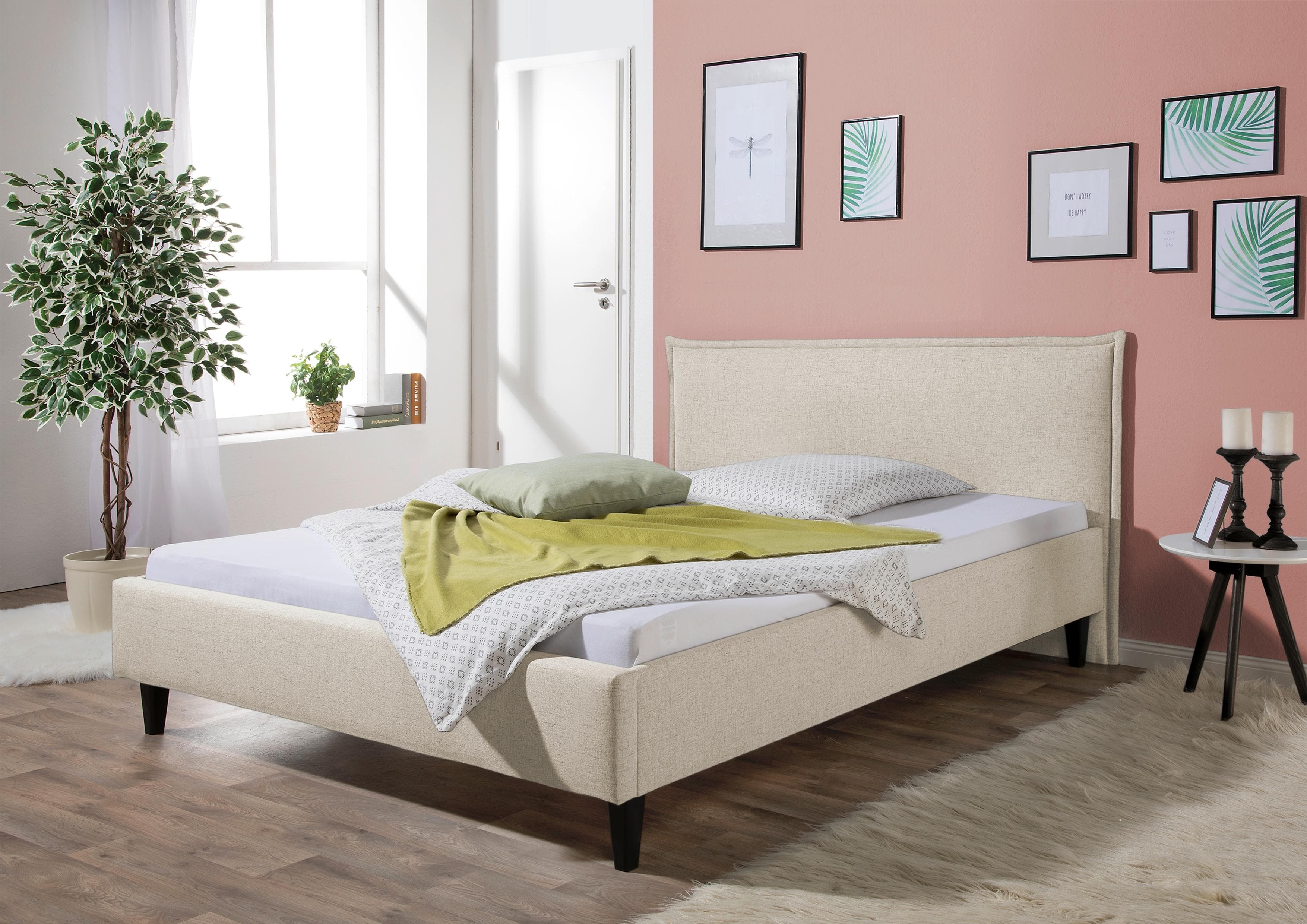 Maintal Polsterbett Gustine Beige