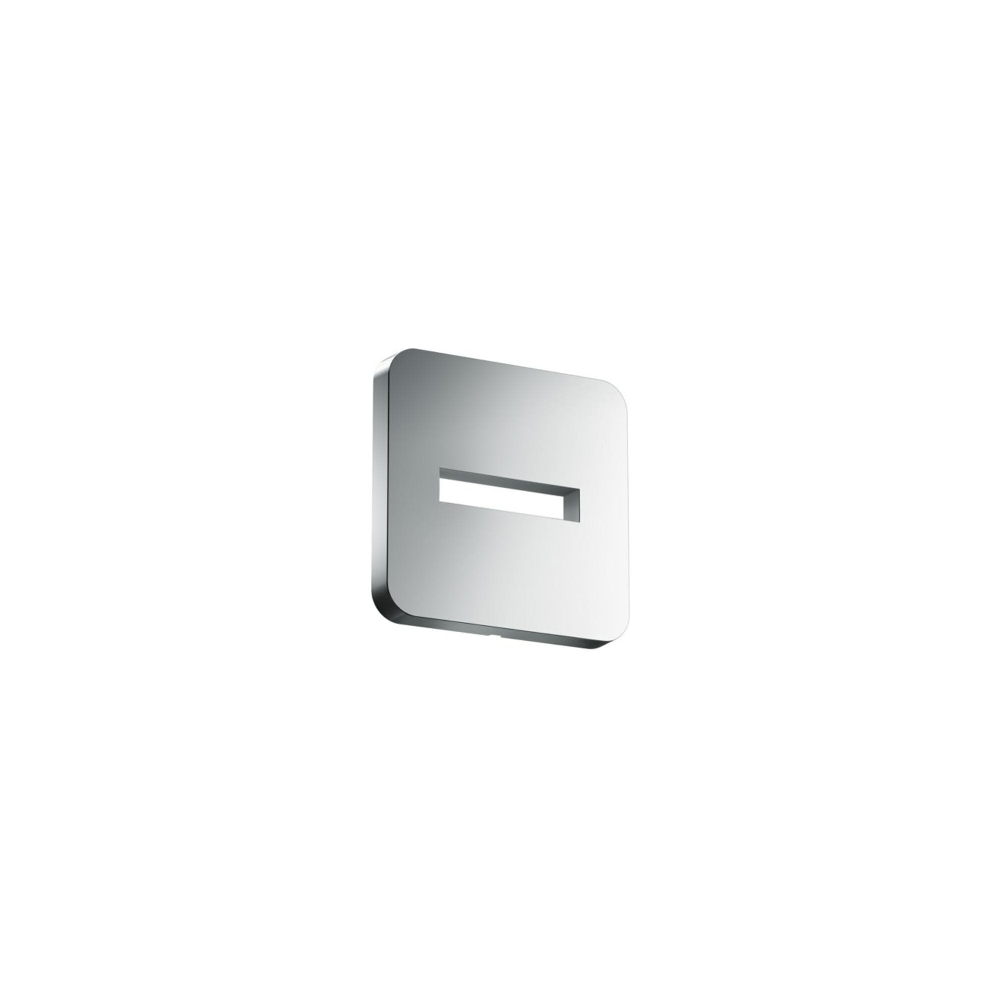 Hansgrohe Rosette 35214330 130x130mm Softsquare Wandmontage Poliertes Schwarzes Chrom