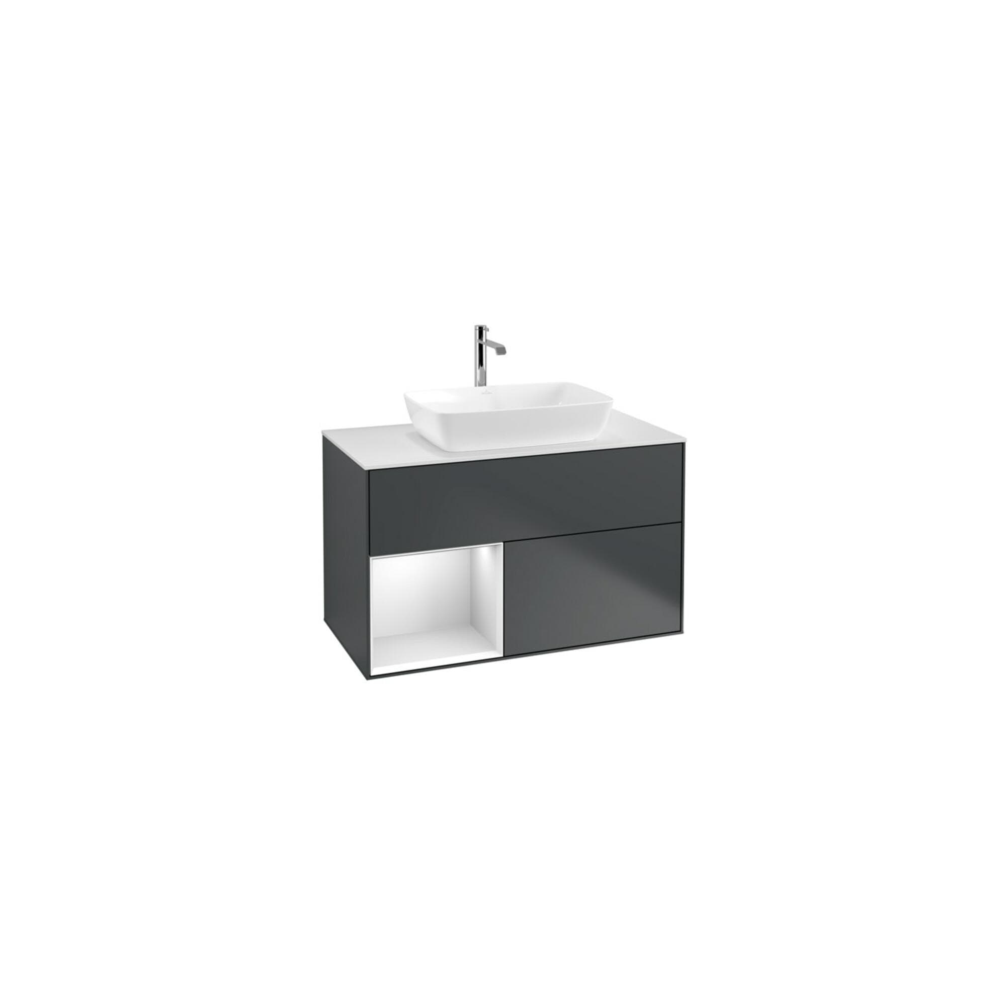 Villeroy und Boch Finion Waschtischunterschrank 100cm Weiß Matt