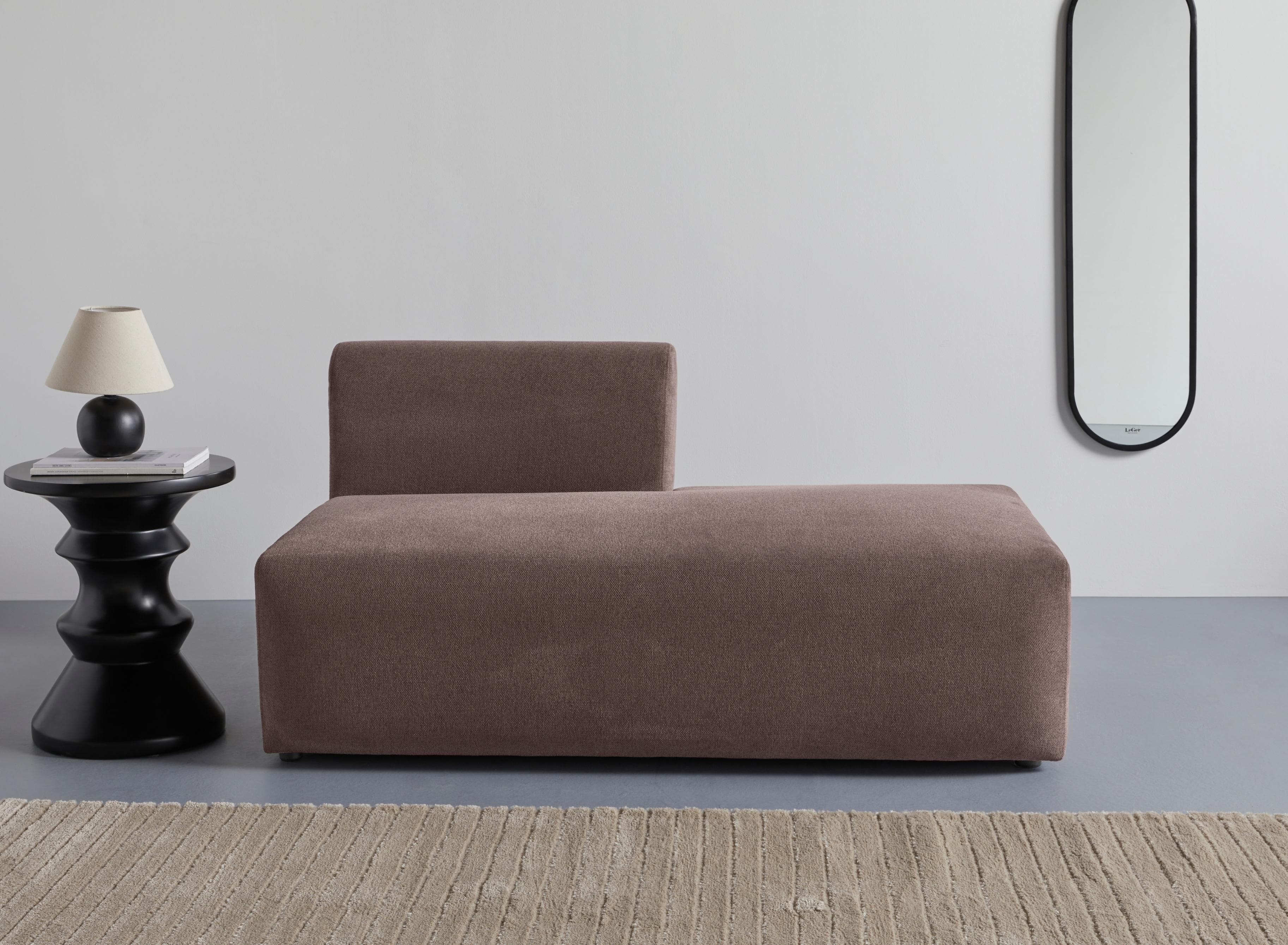 Chaiselongue "LYZA Open end" Braun LeGer Home by Lena Gercke