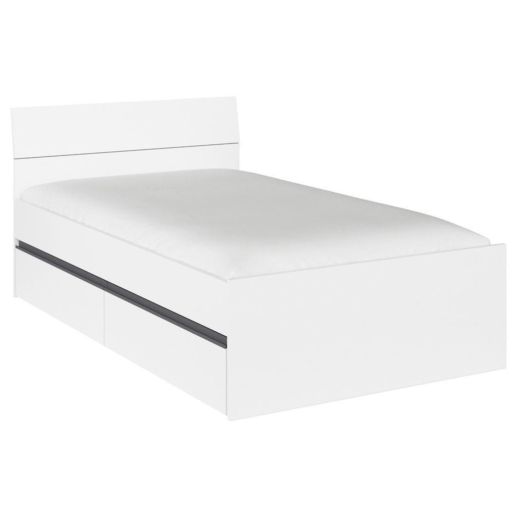 Xora Bett Grau/Weiß Kinder- & Jugendzimmer