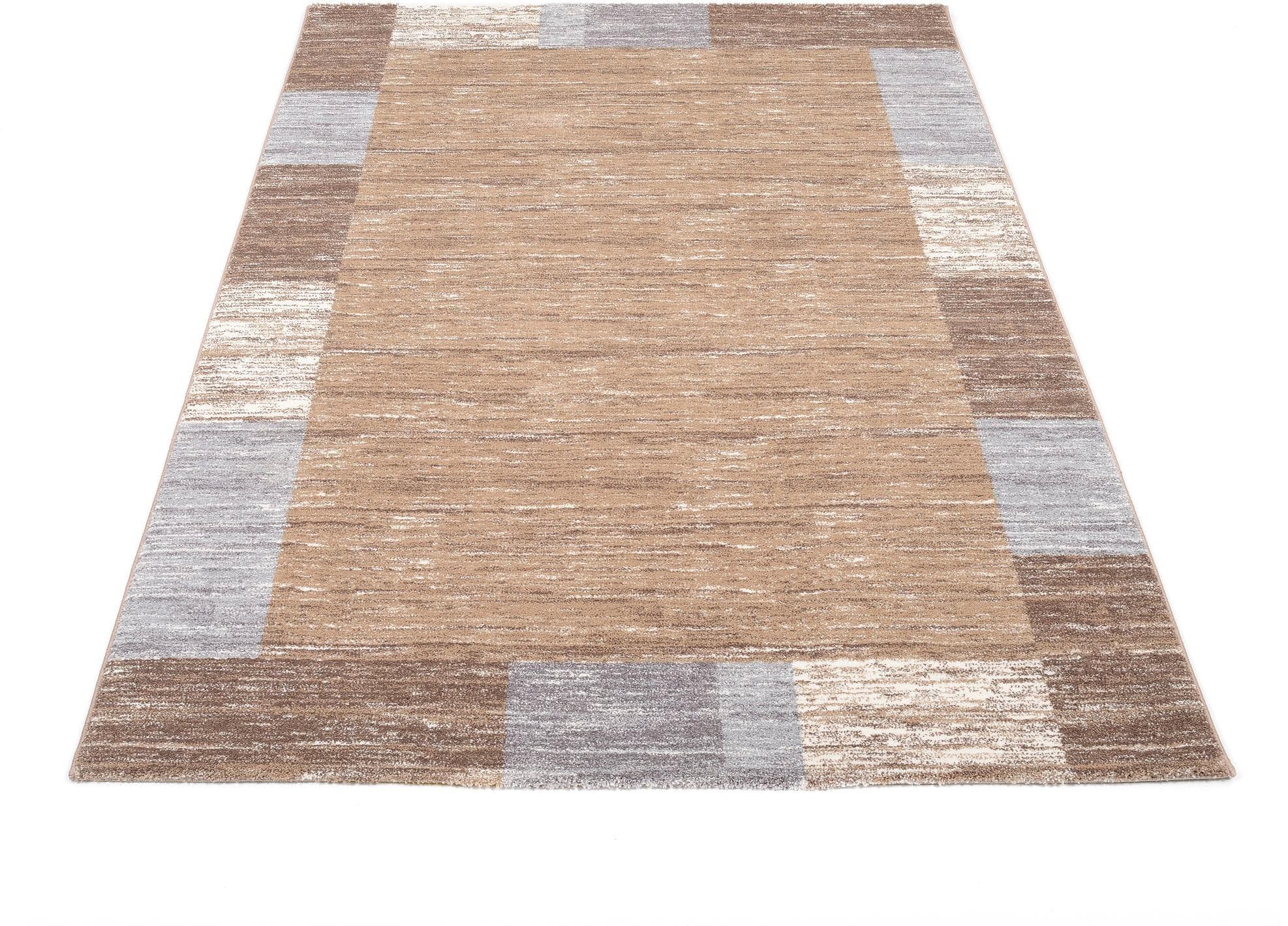 OCI DIE TEPPICHMARKE Sofi Star Teppich: Weicher Polyester in Beige & Braun