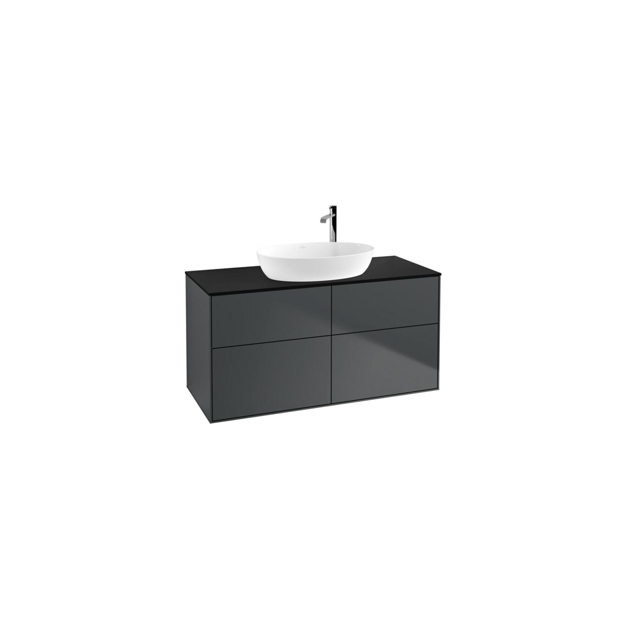 Villeroy und Boch Finion Waschtischunterschrank 120x60,3cm Midnight Blue Matt Lacquer