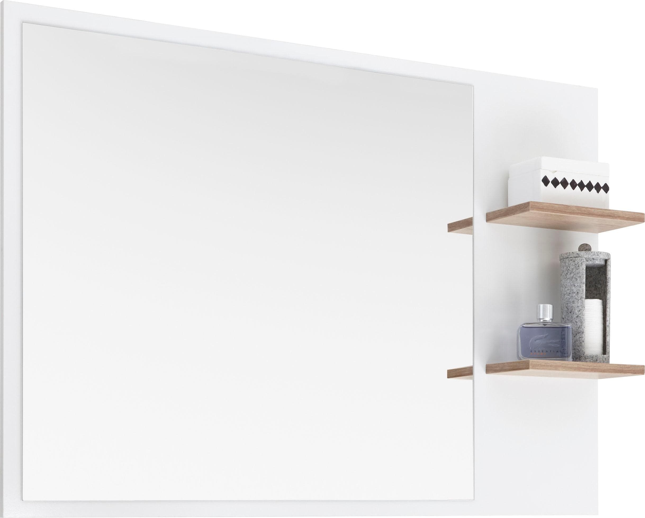 Badspiegel SAPHIR Quickset 923 100 cm Weiß Glanz