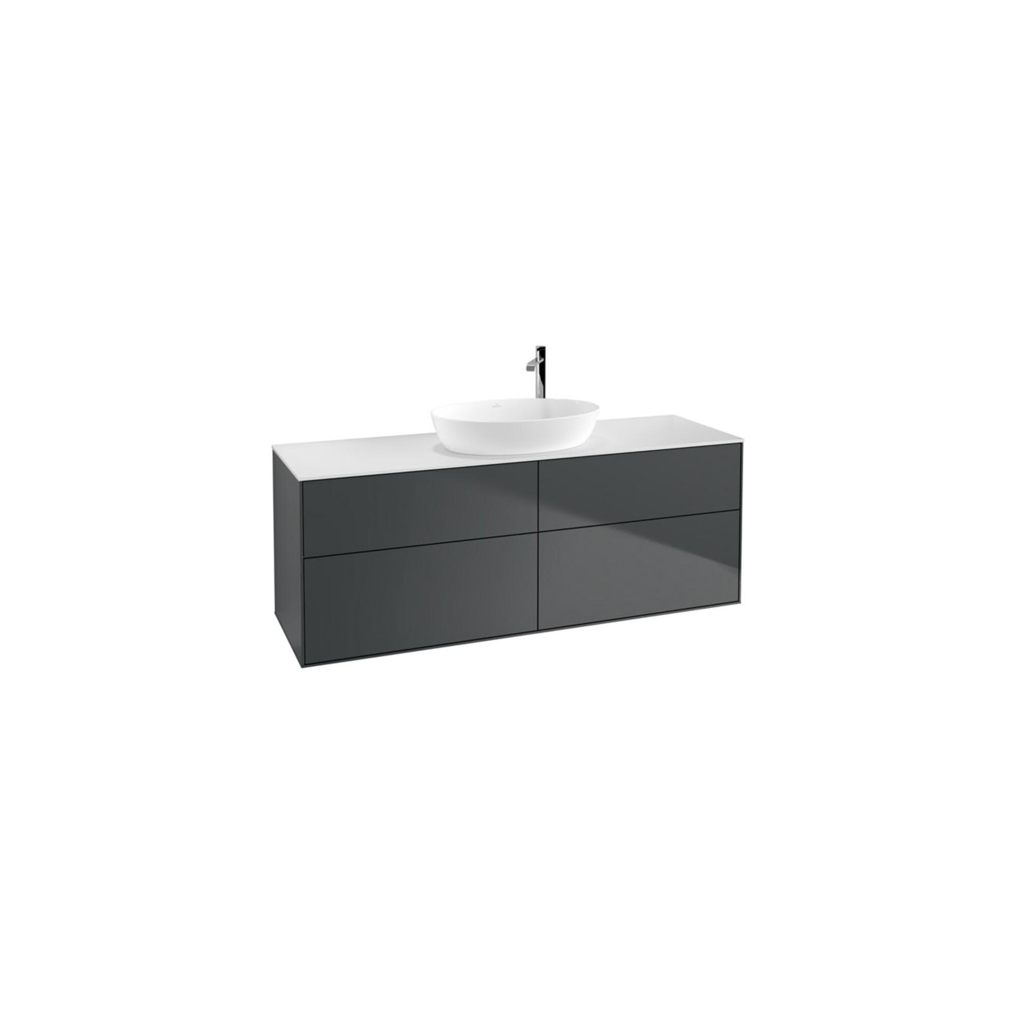 Villeroy und Boch Finion Waschtischunterschrank 160x60,3cm Midnight Blue Matt Lackierung