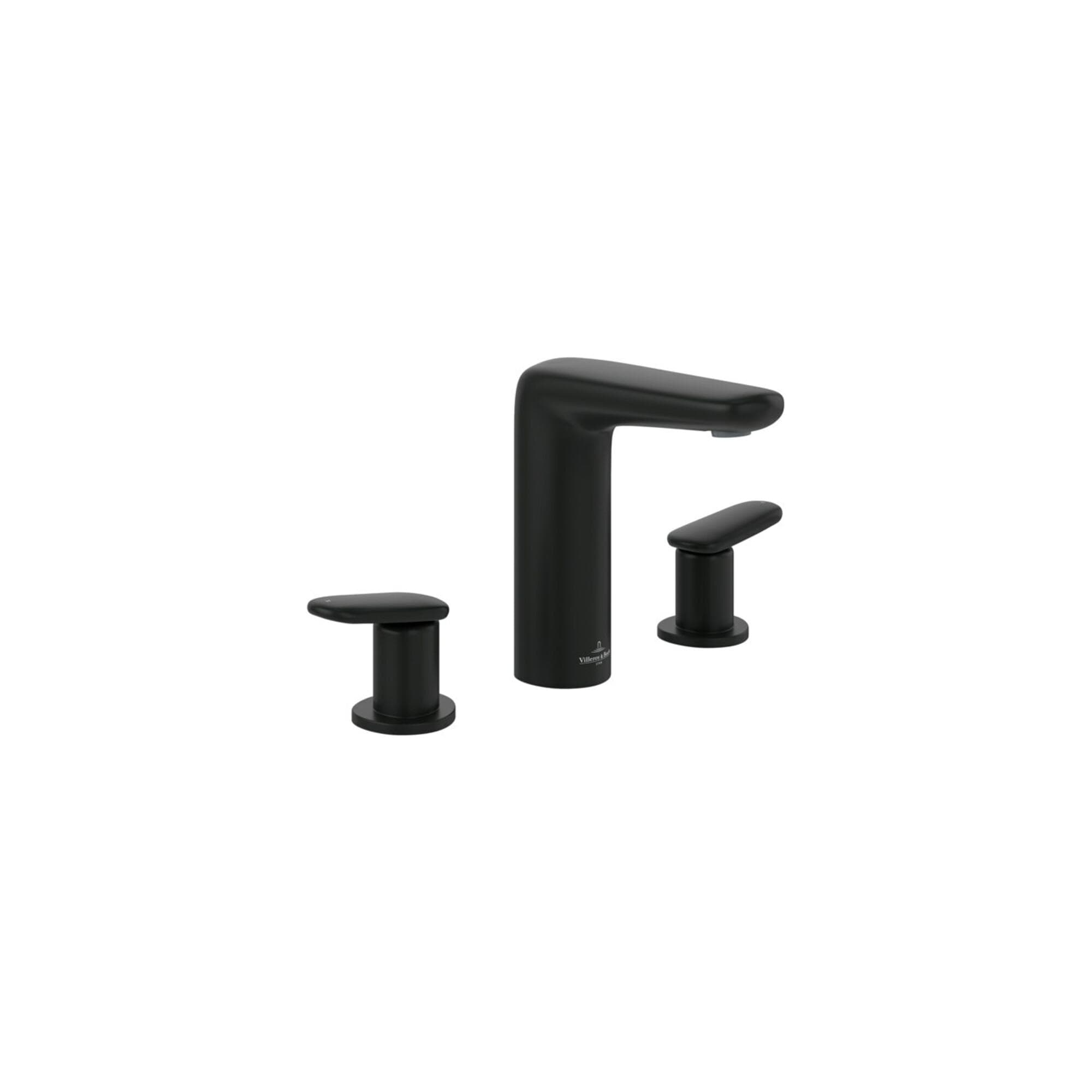 Villeroy und Boch Antao Dreiloch-Waschtischarmatur TVW111001000K5 Messing Matt Black