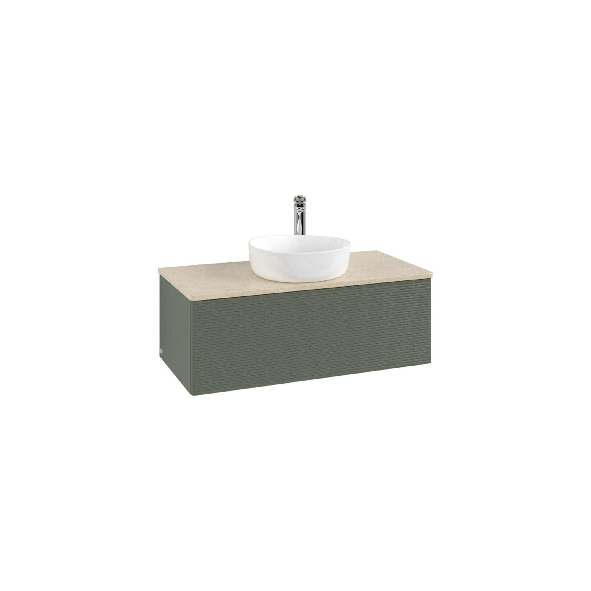 Villeroy & Boch Antao Waschtisch-Unterschrank 100 cm grün matt