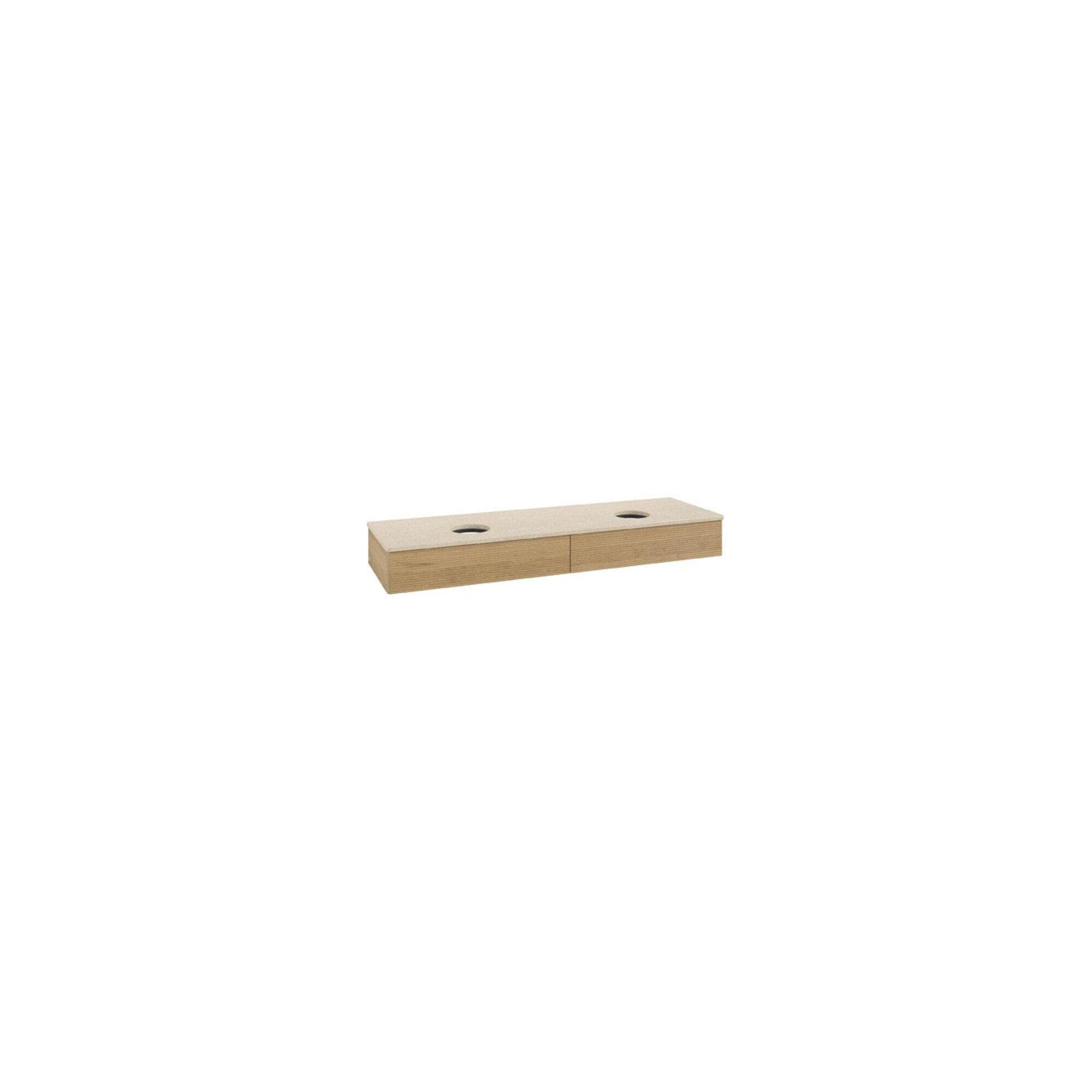 Villeroy und Boch Antao Waschtisch-Unterschrank 160x19x50cm Botticino Honey Oak