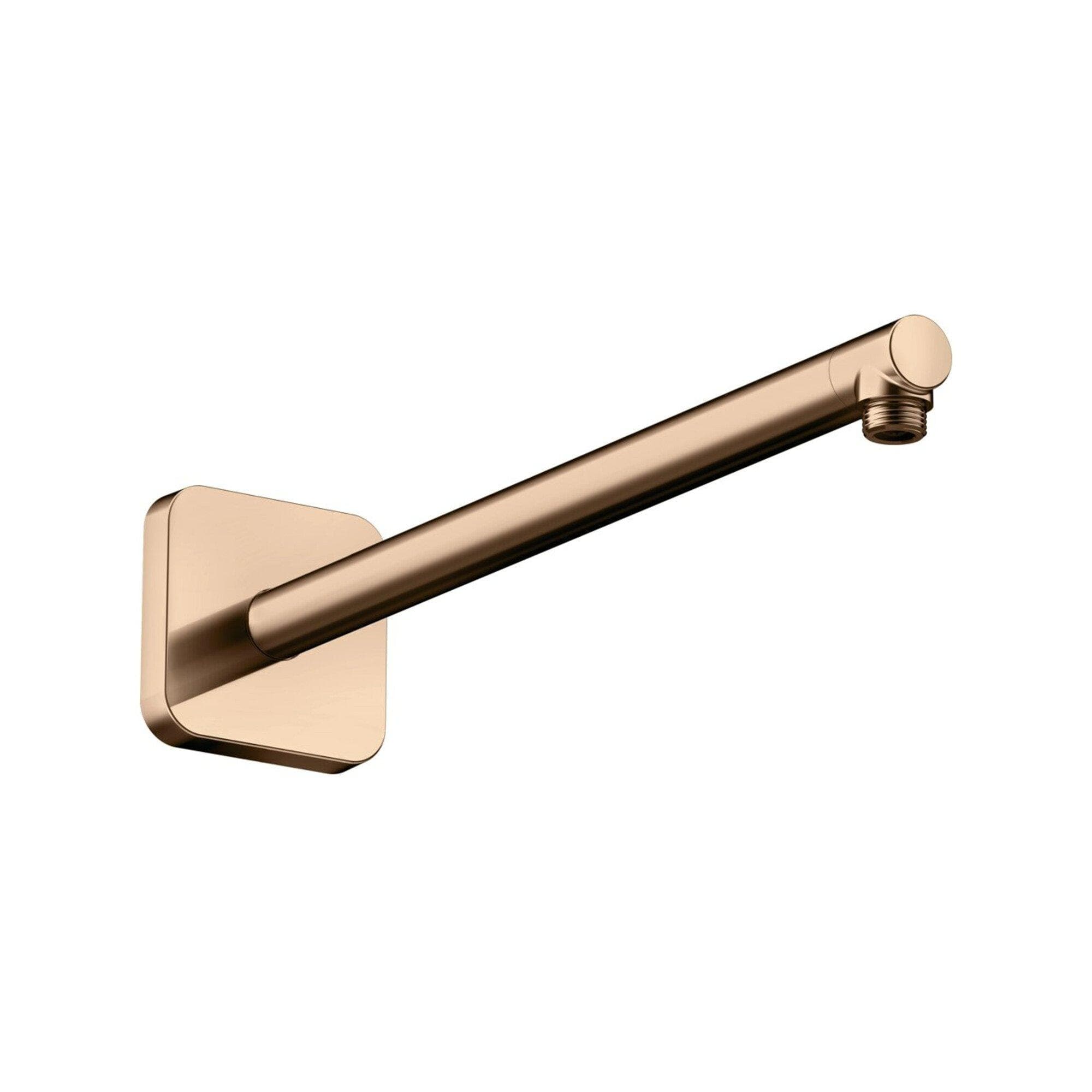 Hansgrohe Brausearm 26967300 390mm Eckig Polished Red Gold