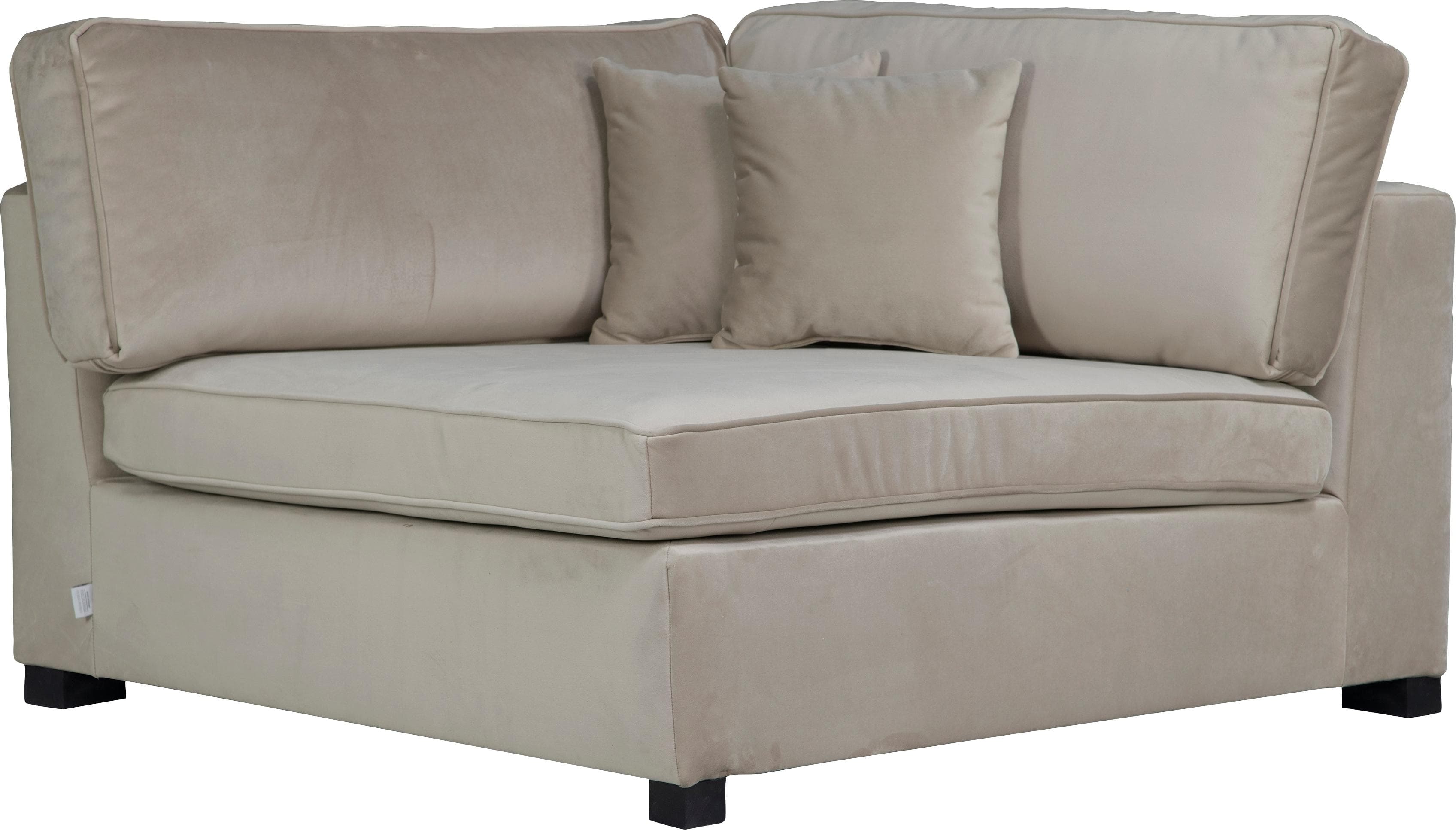 Home Affaire Skara XXL Eckelement Sofa Beige Polyester