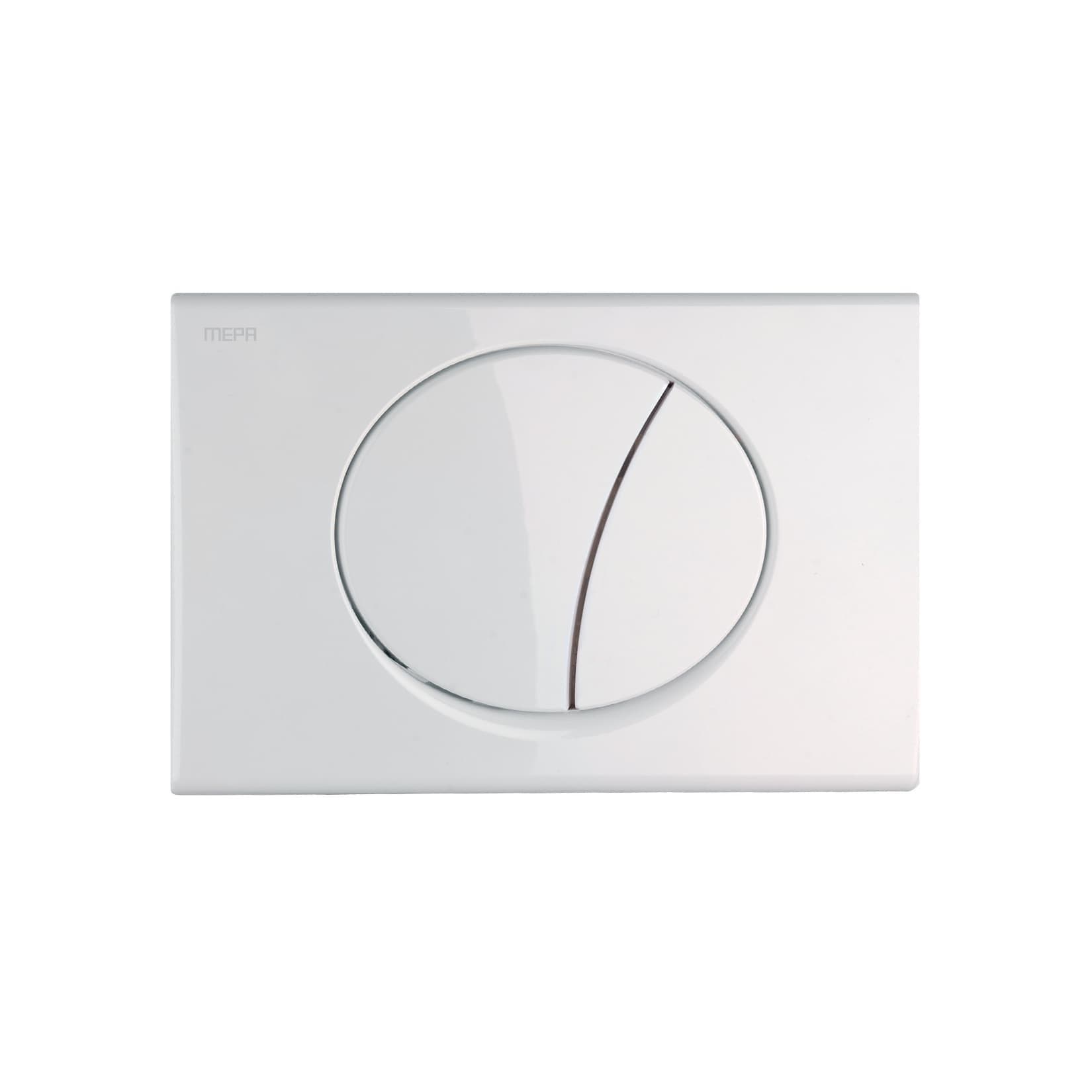 Mepa Betätigungsplatte Toilette MEPAsun Weiß 2-Mengen Typ A31/B31