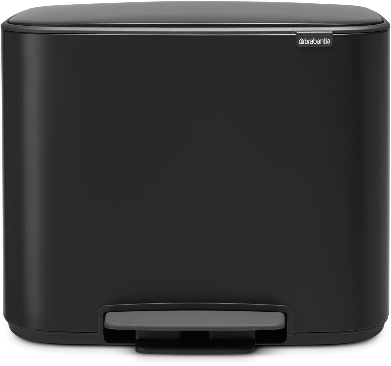 Brabantia Bo Treteimer 11 + 23L Schwarz