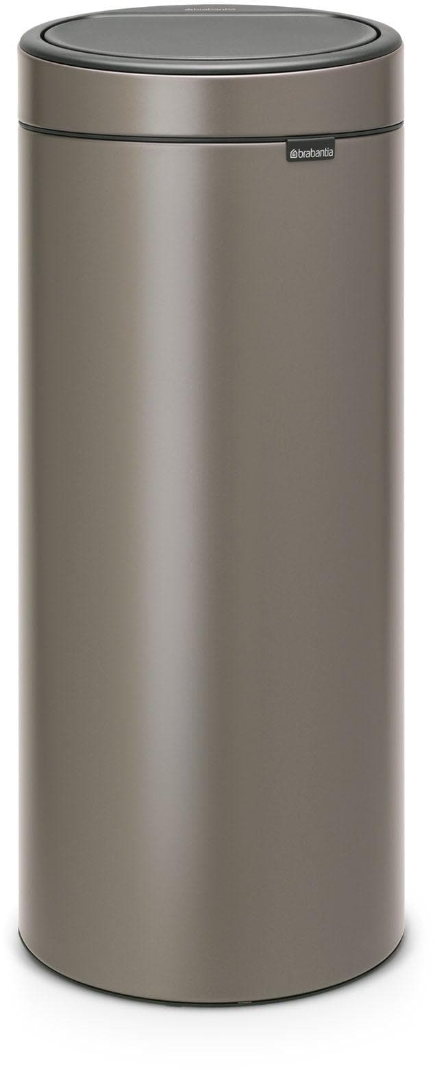 Brabantia Touch Bin 30L Mülleimer Silber Soft-Touch-Öffnungssystem
