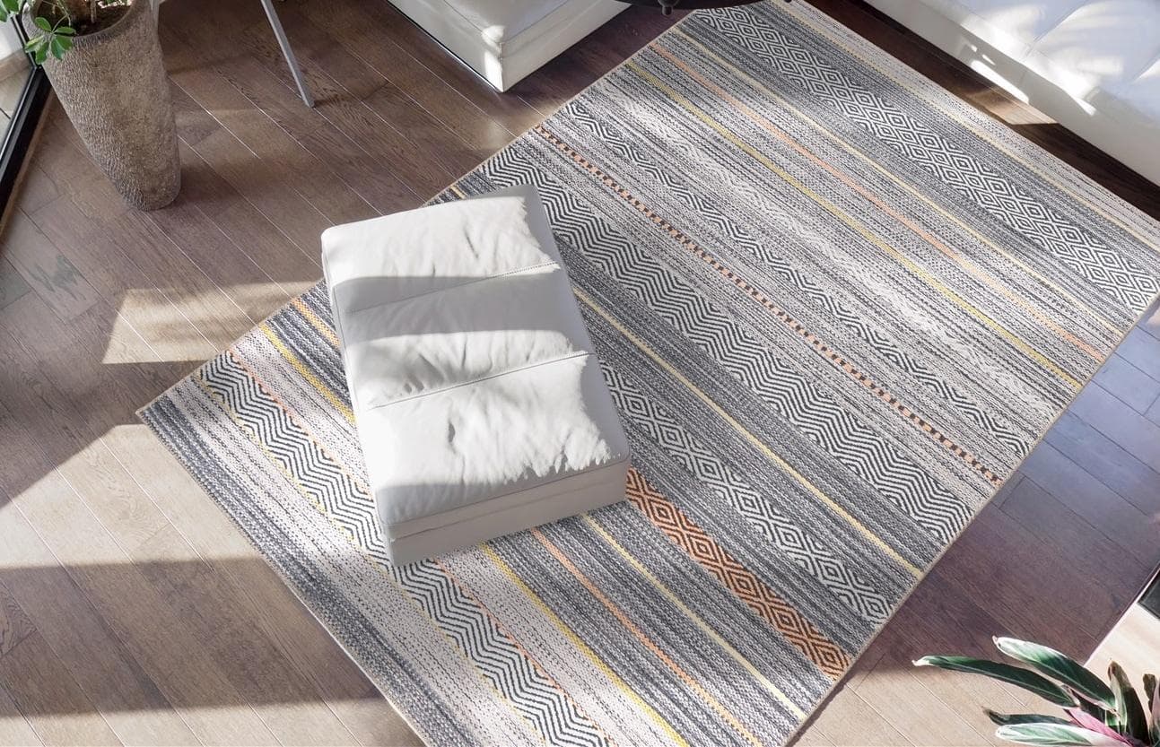 Me Gusta Teppich Faye 1125 Bunt Flachgewebe