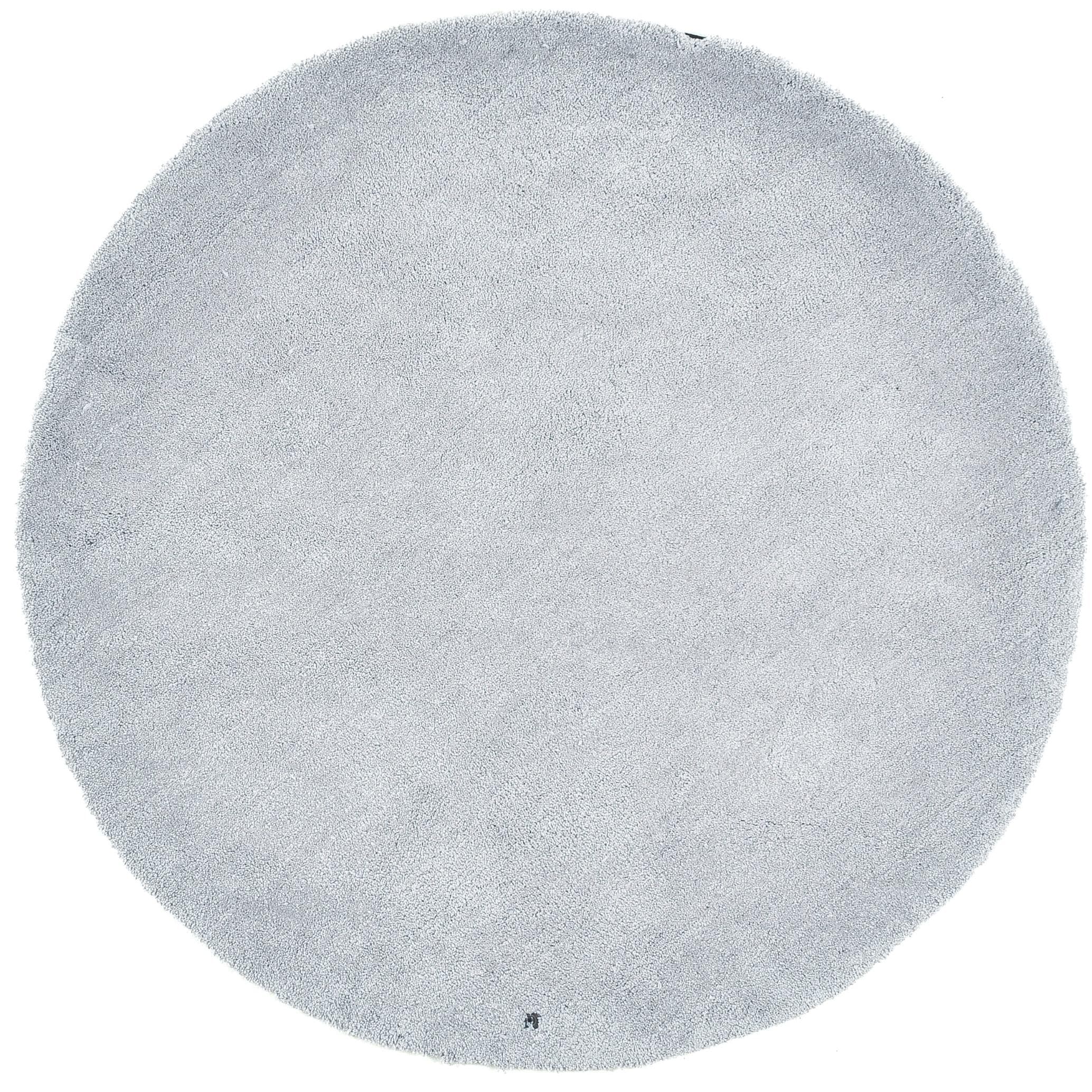 Shaggy-Teppich in grau, Uni, Pastell - Polyester