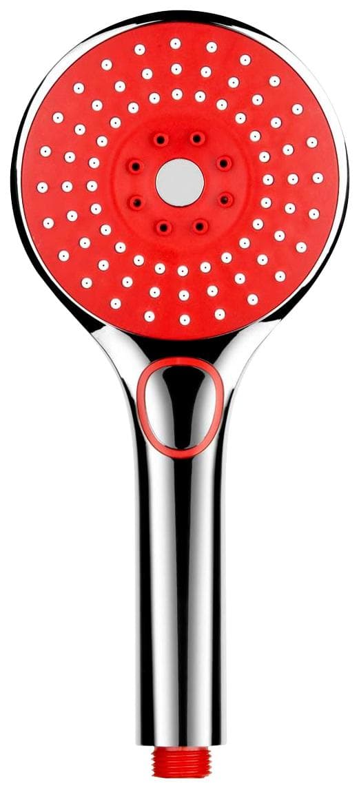 ADOB Handbrause Maestral III Rot Chromfarben 3 Funktionen