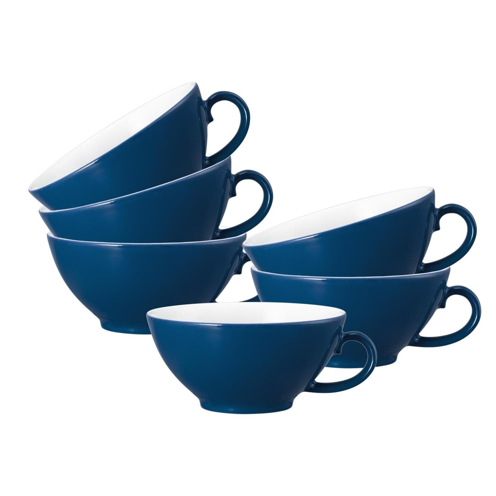 Seltmann Weiden Teetassen 6er Set Classic Blue Porzellan 140 ml