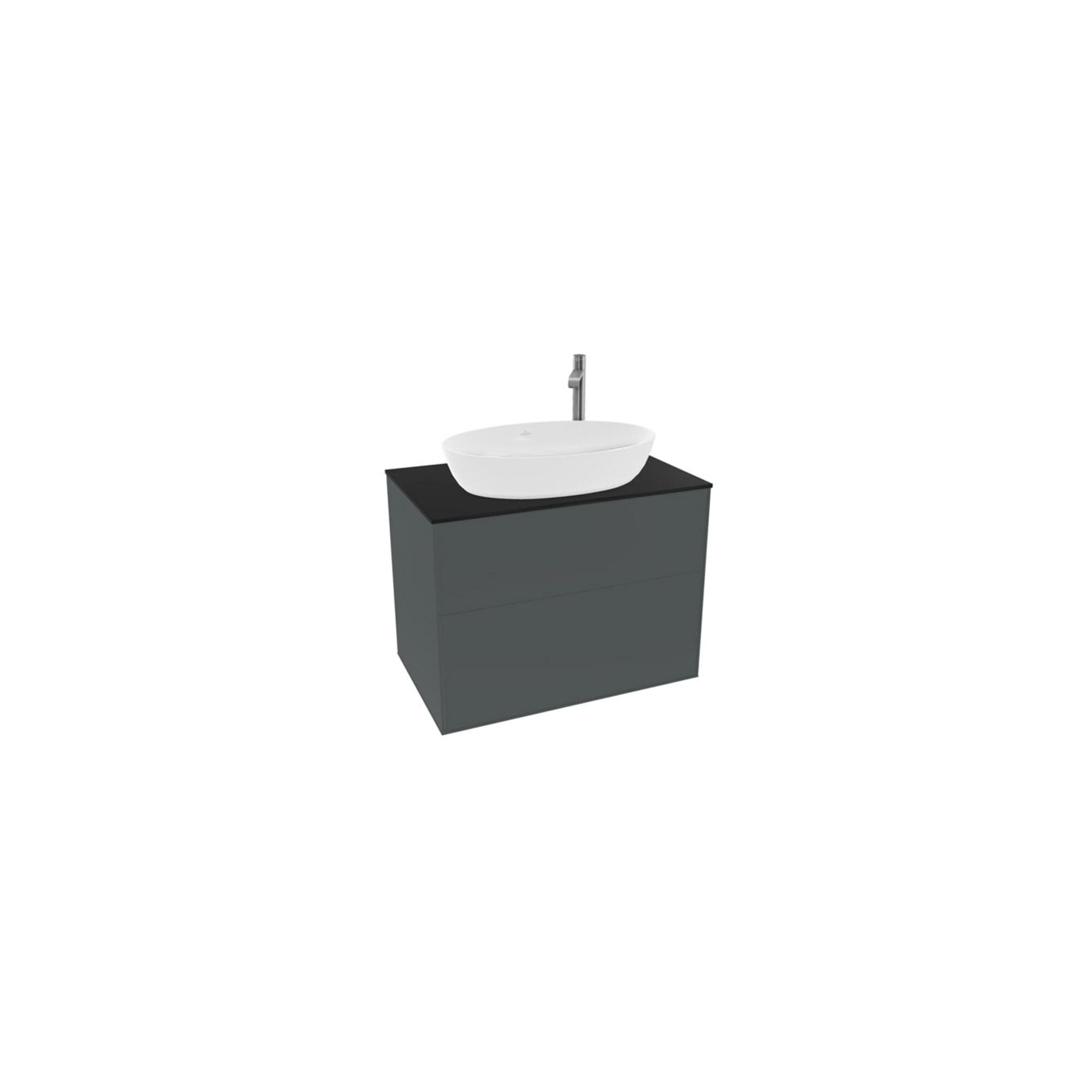 Villeroy und Boch Finion Waschtischunterschrank Midnight Blue Matt Lacquer