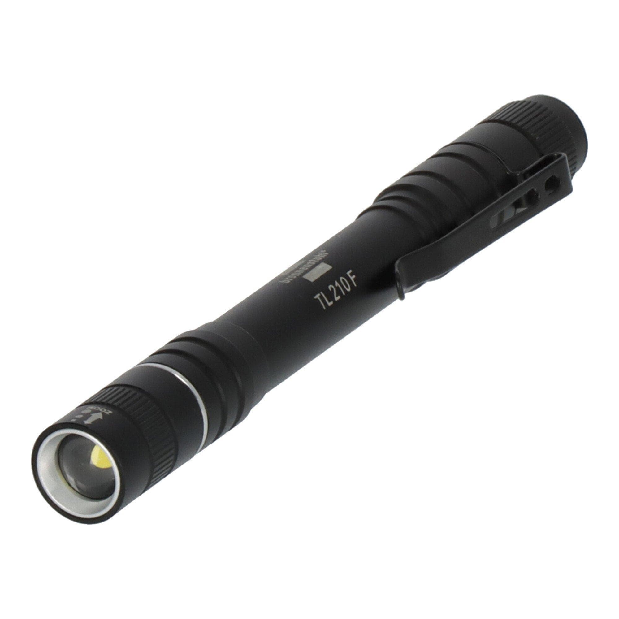 Brennenstuhl Taschenlampe LED LuxPremium TL 210 F Handlampe mit Batterien und heller Osram-LED
