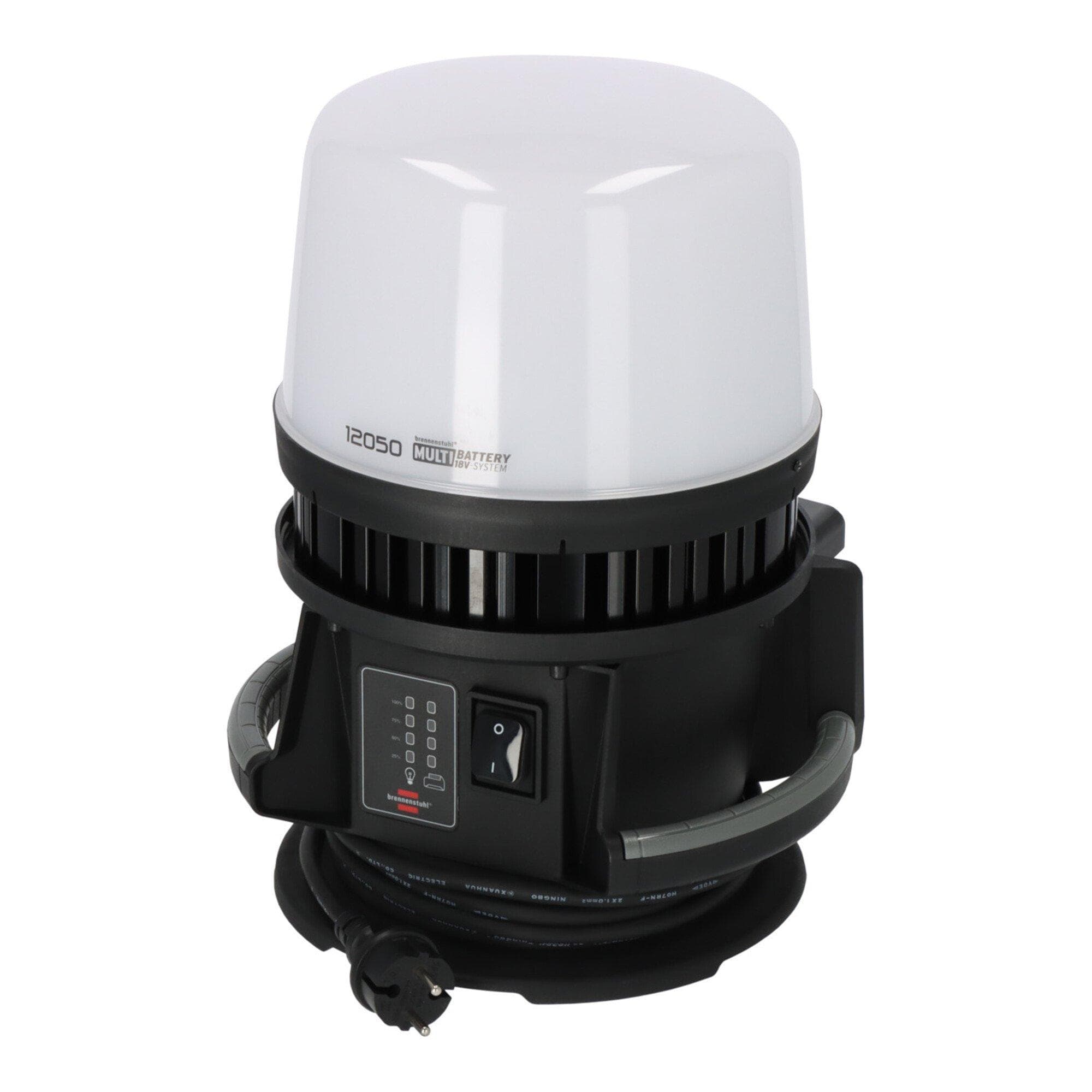 Brennenstuhl Multi Battery LED Baustrahler - Hybrid, 360° Rundumbeleuchtung