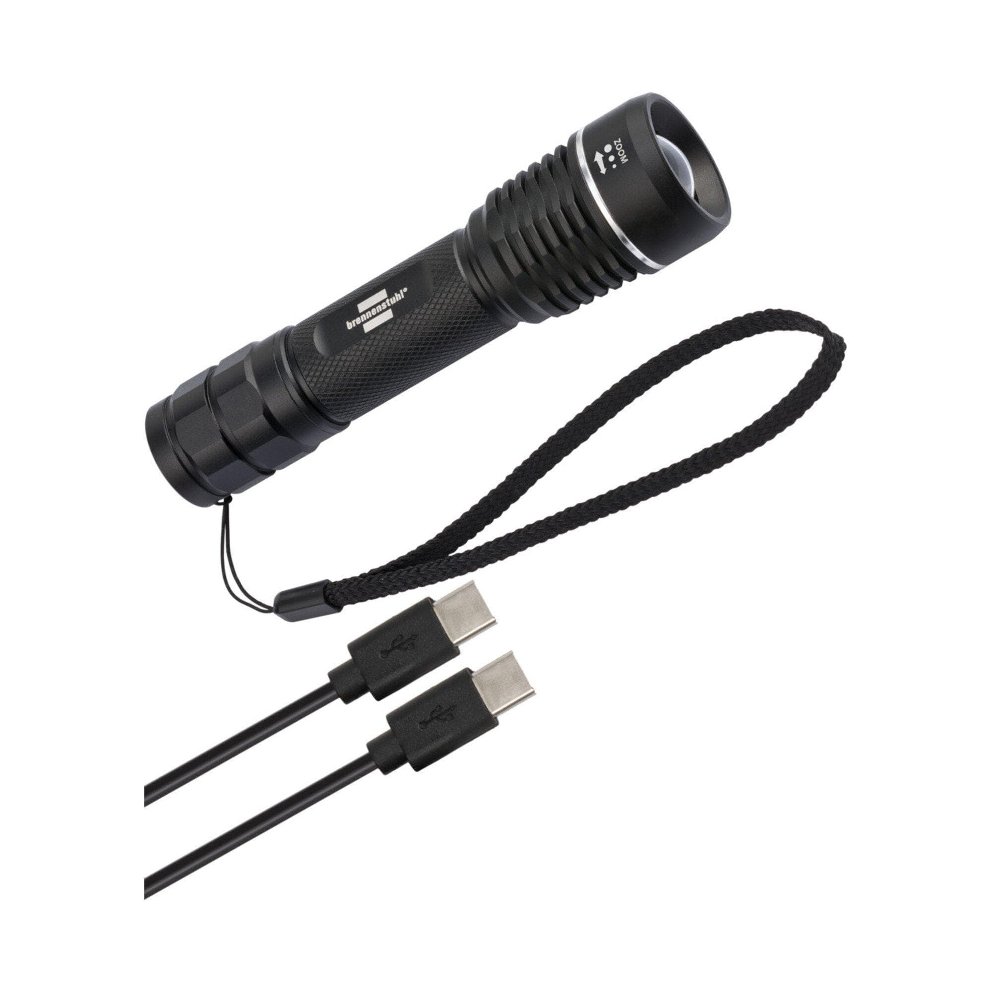 Brennenstuhl LuxPremium Akku-Fokus-LED-Taschenlampe TL 601 AF IP67 600lm 190m Fokusierbar