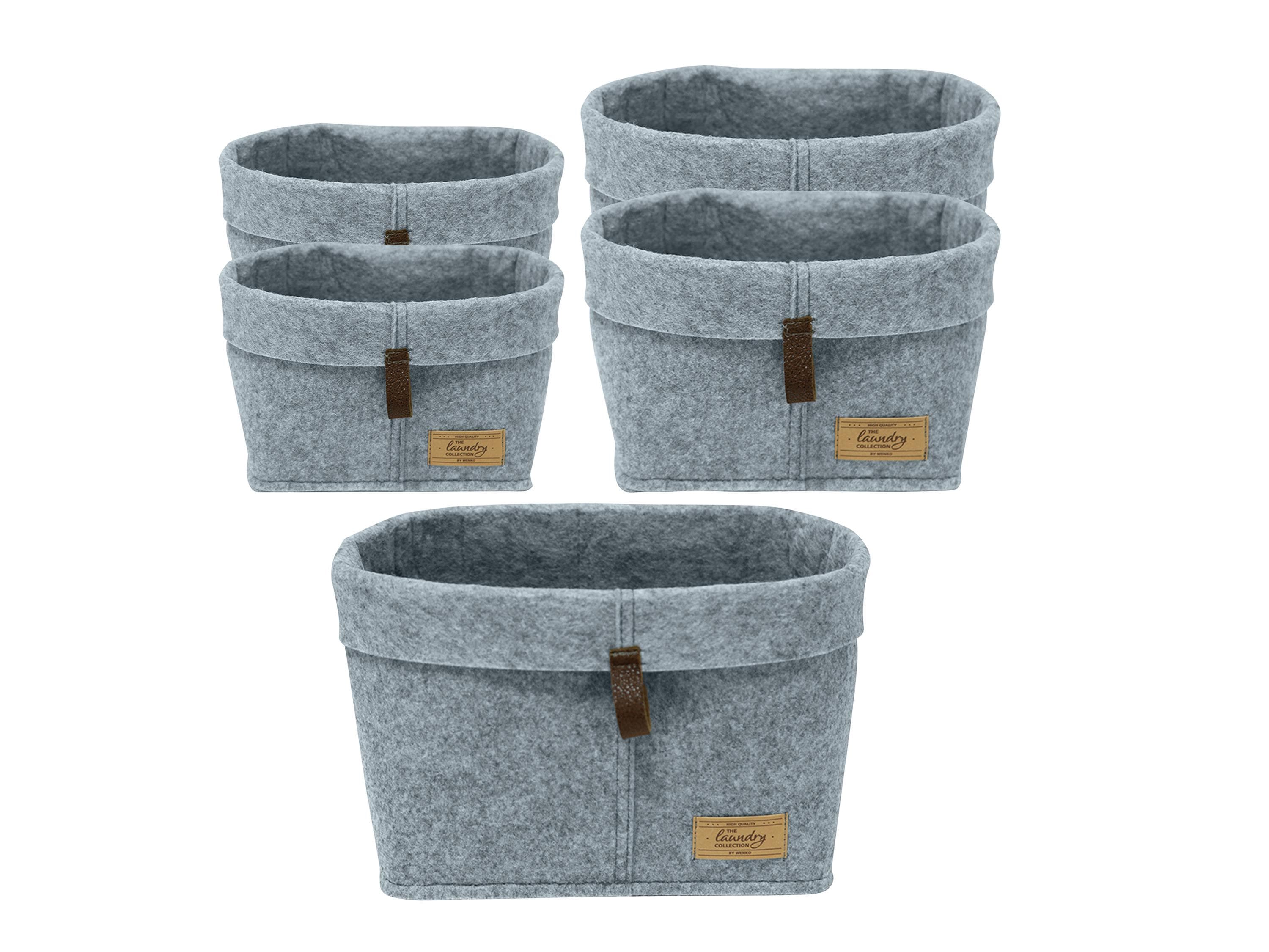 3er-Aufbewahrungskorb Set - Praktische Ordnung in verschiedenen Größen