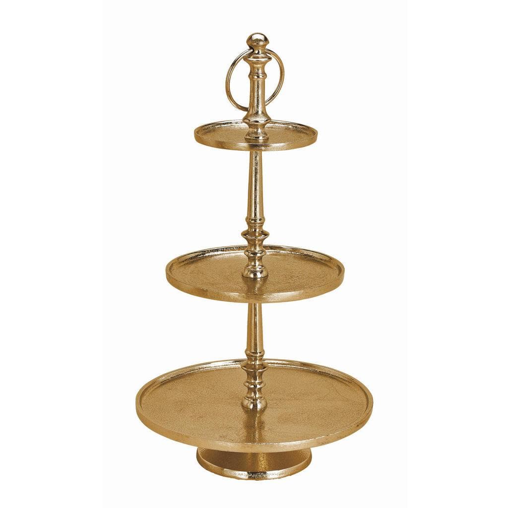 Etagere Metall 55 cm Tragegriff Zerlegbar Tischkultur