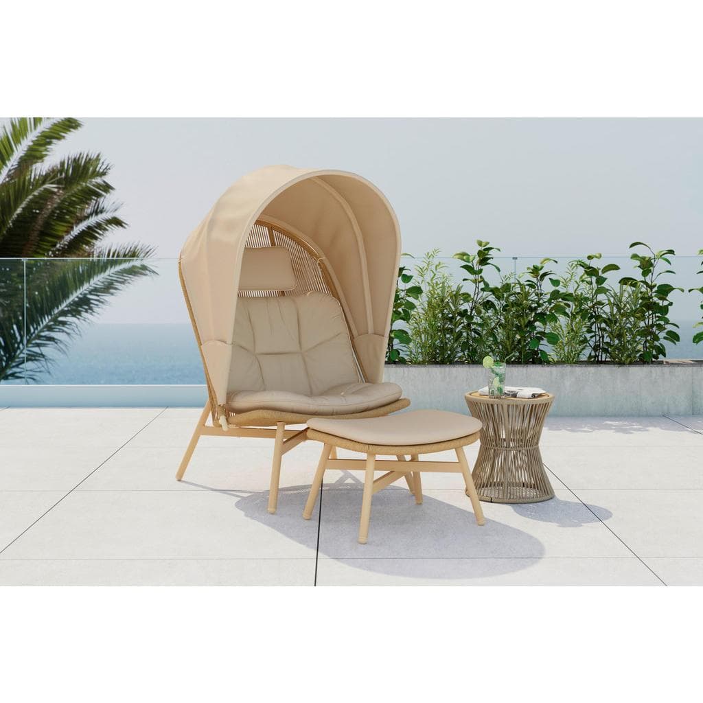 Ambia Garden Sonneninsel Beige Metall Kunststoff Textil