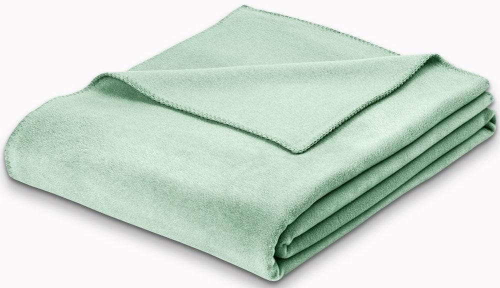Elegante Wohndecke aus Wolle in Verde