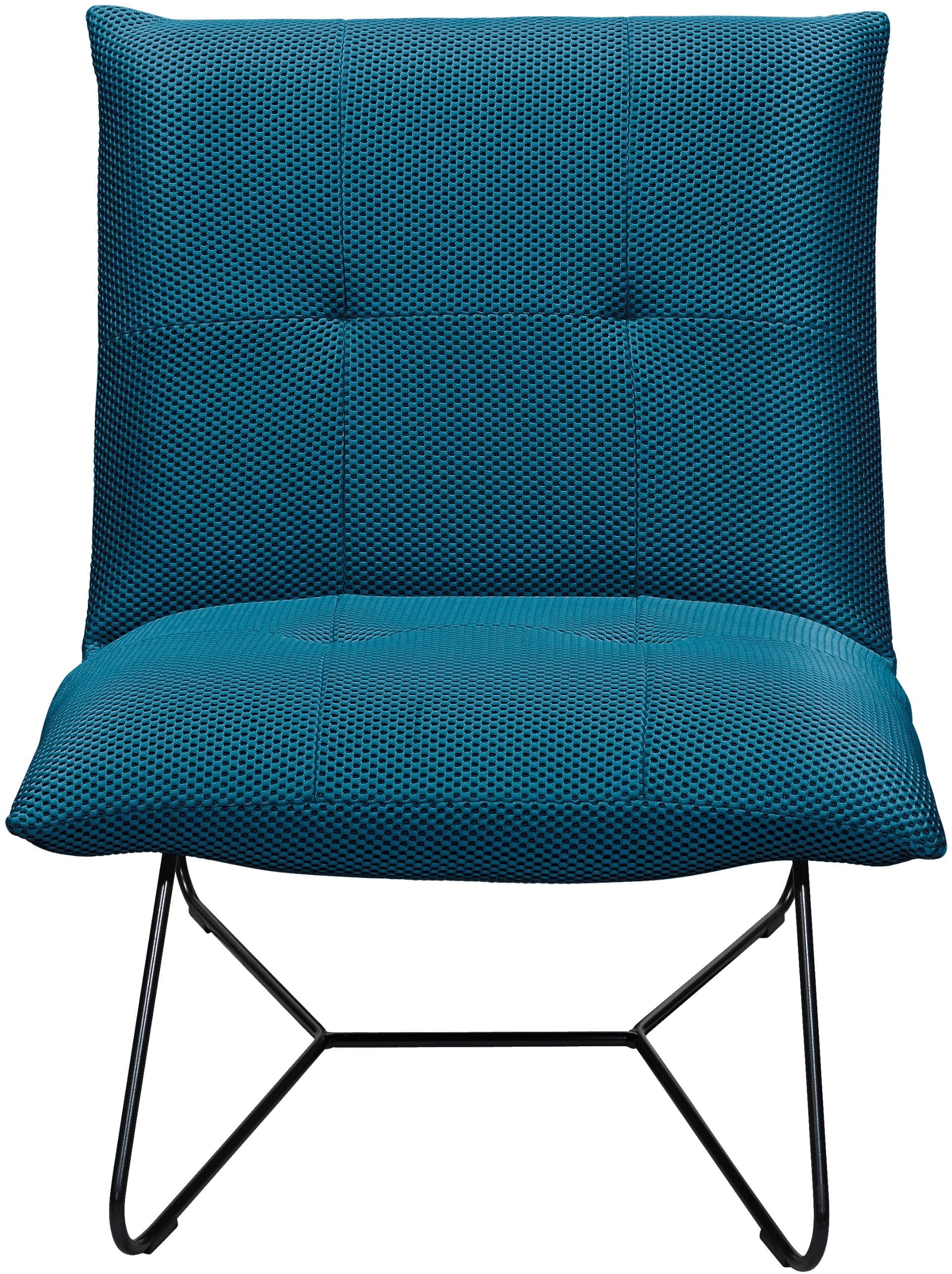 ED EXCITING DESIGN Loungesessel Michel Blau Schwarz