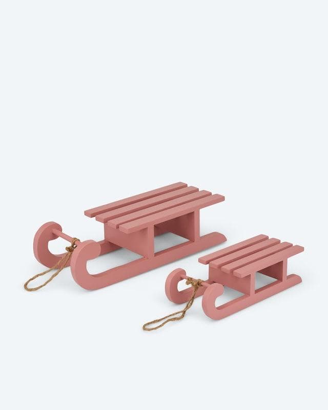 HSE 2 Deko-Holzschlitten
