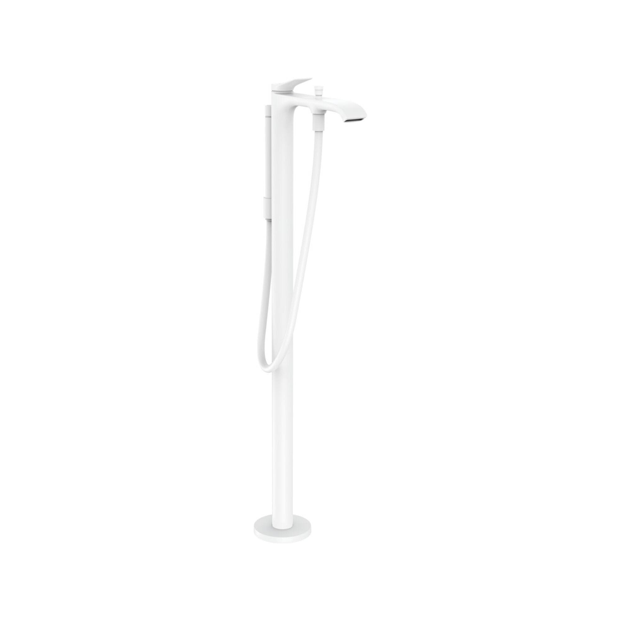 Hansgrohe Vivenis Fertigmontageset 75445700 Wannenarmatur Bodenstehend Mattweiß