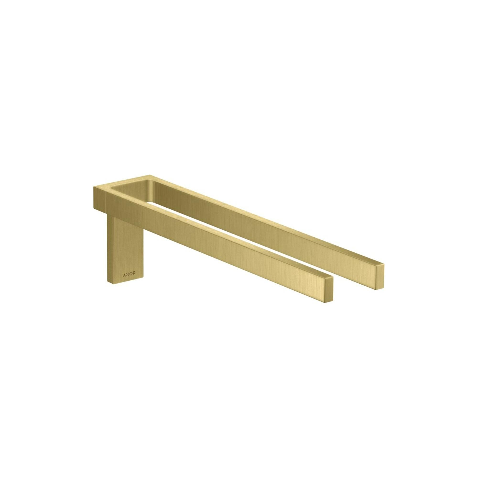 hansgrohe HTH Axor Uni. Rectangular 380mm 2-armig Wandmontage Brushed Brass