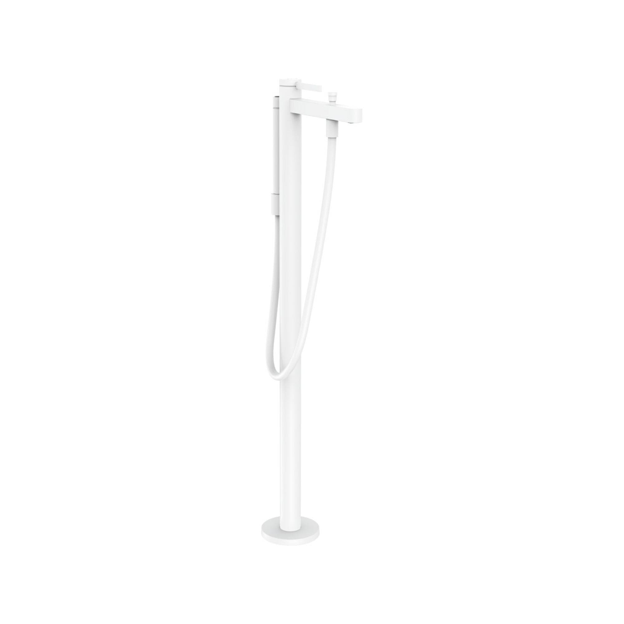 Hansgrohe Finoris Fertigmontageset 76445700 Wannenarmatur Bodenstehend Mattweiß
