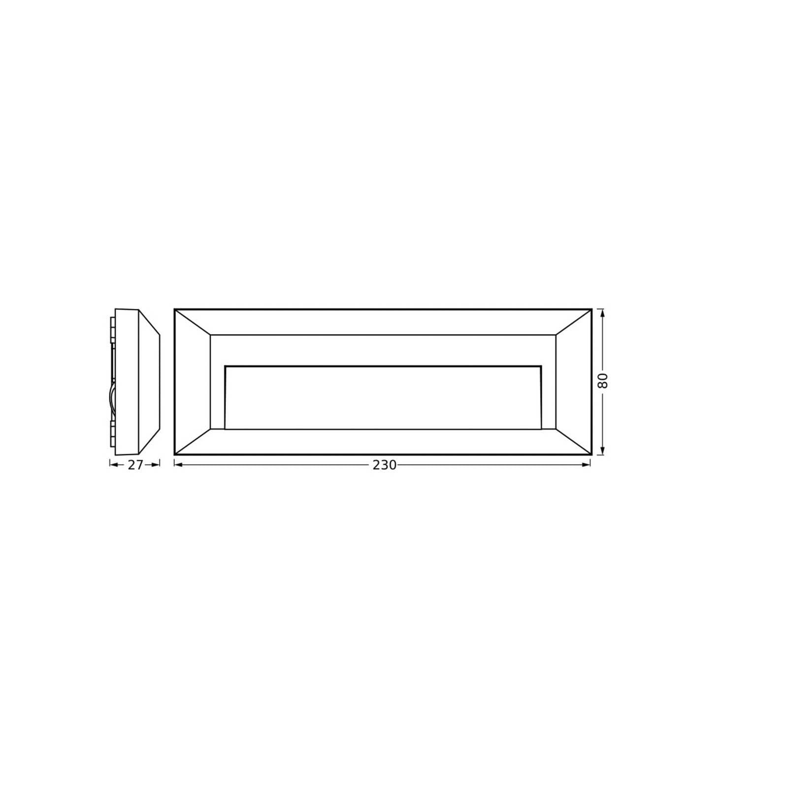 OSRAM LED-Außenwandlampe ENDURA STYLE IVAN Dunkelgrau IP65