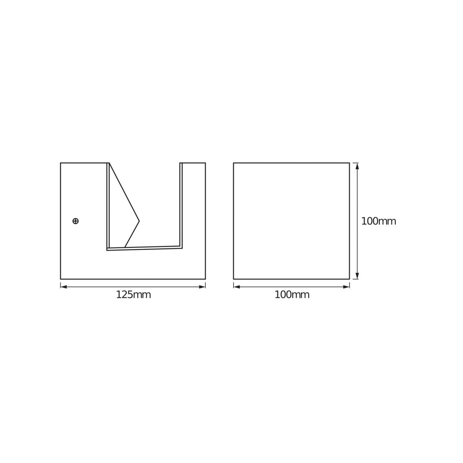 OSRAM LED-Außenwandlampe ENDURA STYLE PYRAMID Edelstahl IP44