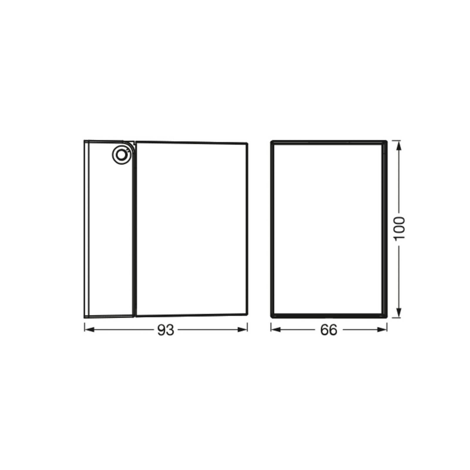 OSRAM Außenwandleuchte ENDURA CLASSIC CUBE Weiß Metall IP44