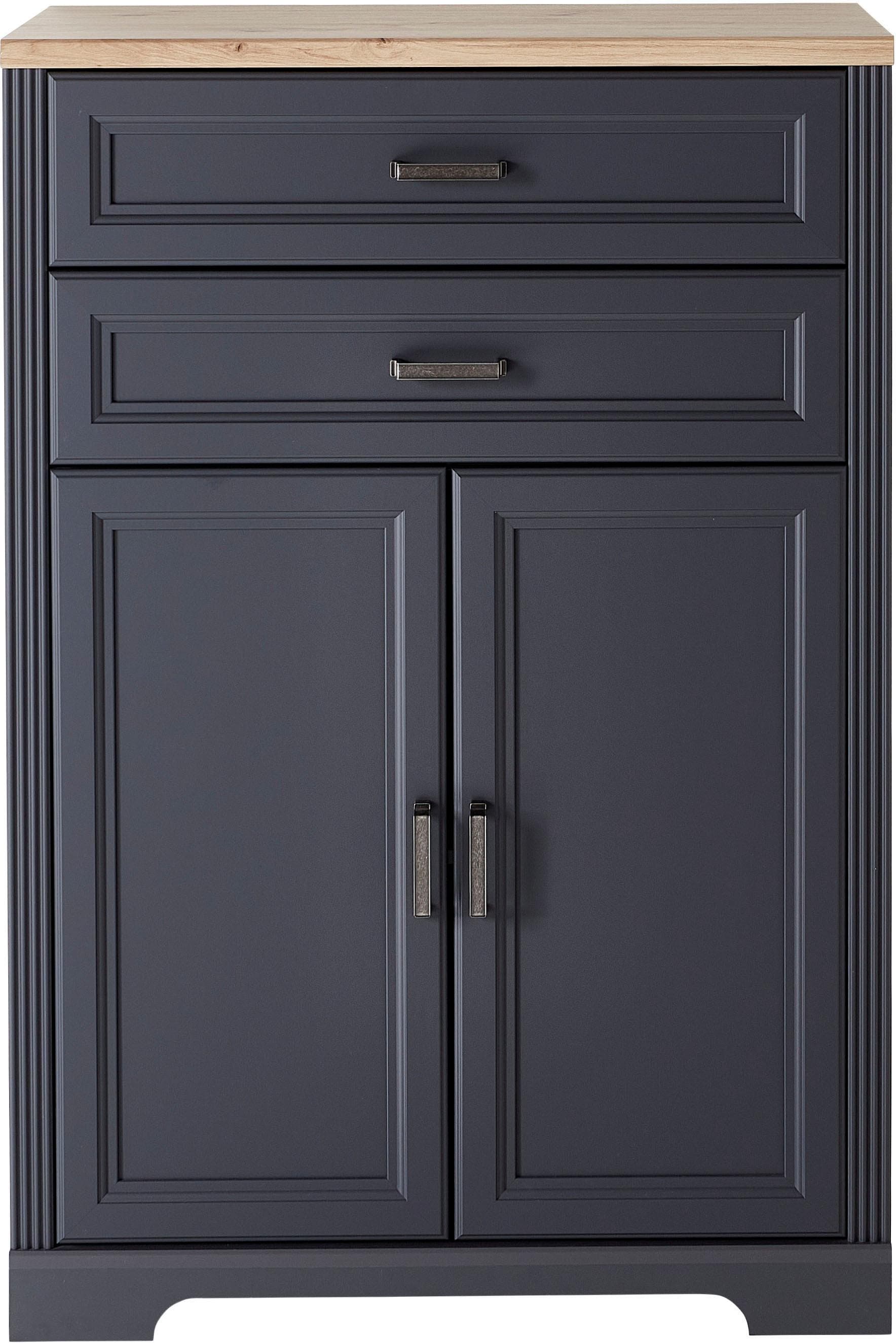 Aktenschrank INNOSTYLE Grau mit Soft-Close und FSC-Holzwerkstoff