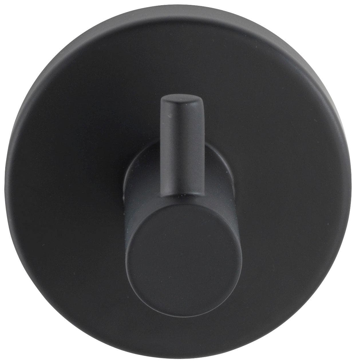 WENKO Handtuchhaken Bosio Black – Moderner Wandhaken aus Edelstahl