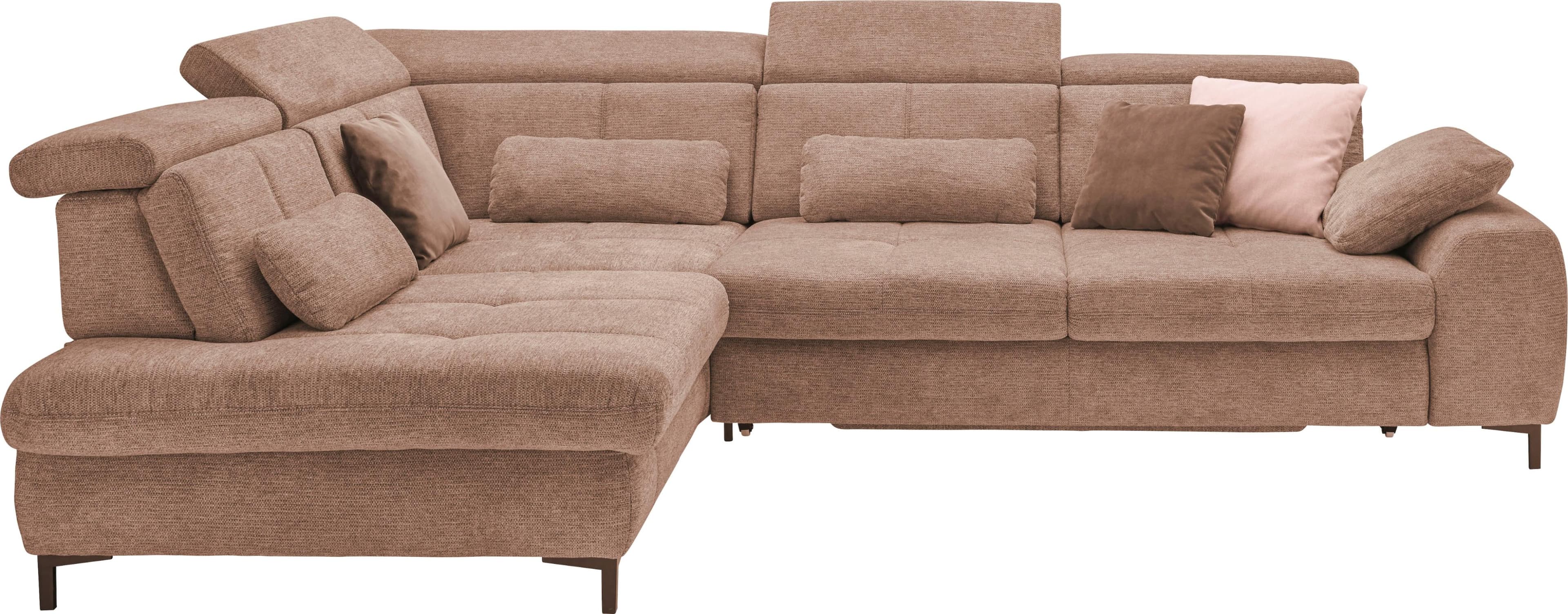 Ecksofa Famosa Siena Set One by Musterring Braun Schwarz