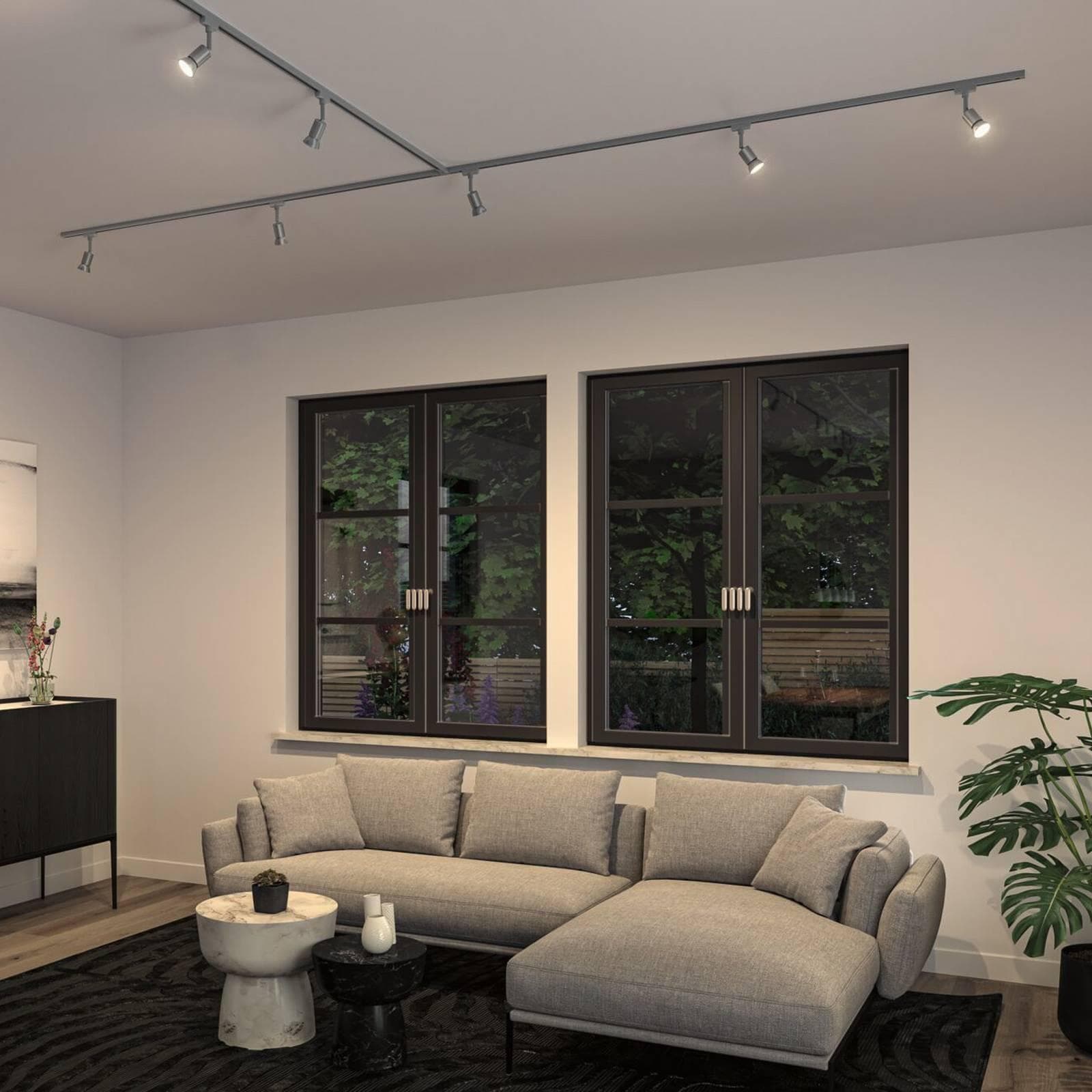 Paulmann URail-Schienenspot Salt Chrom Matt GU10