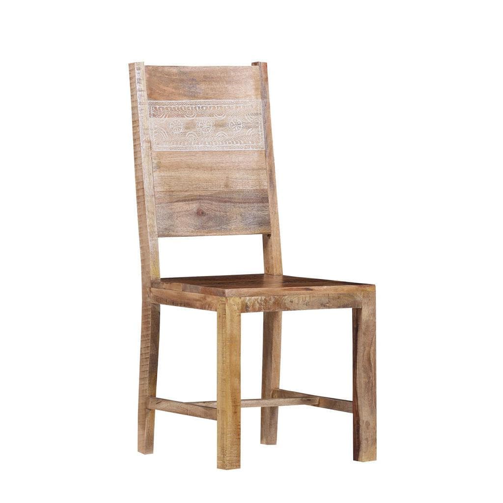 Landscape Esszimmerstuhl Mangoholz Massiv Eckig