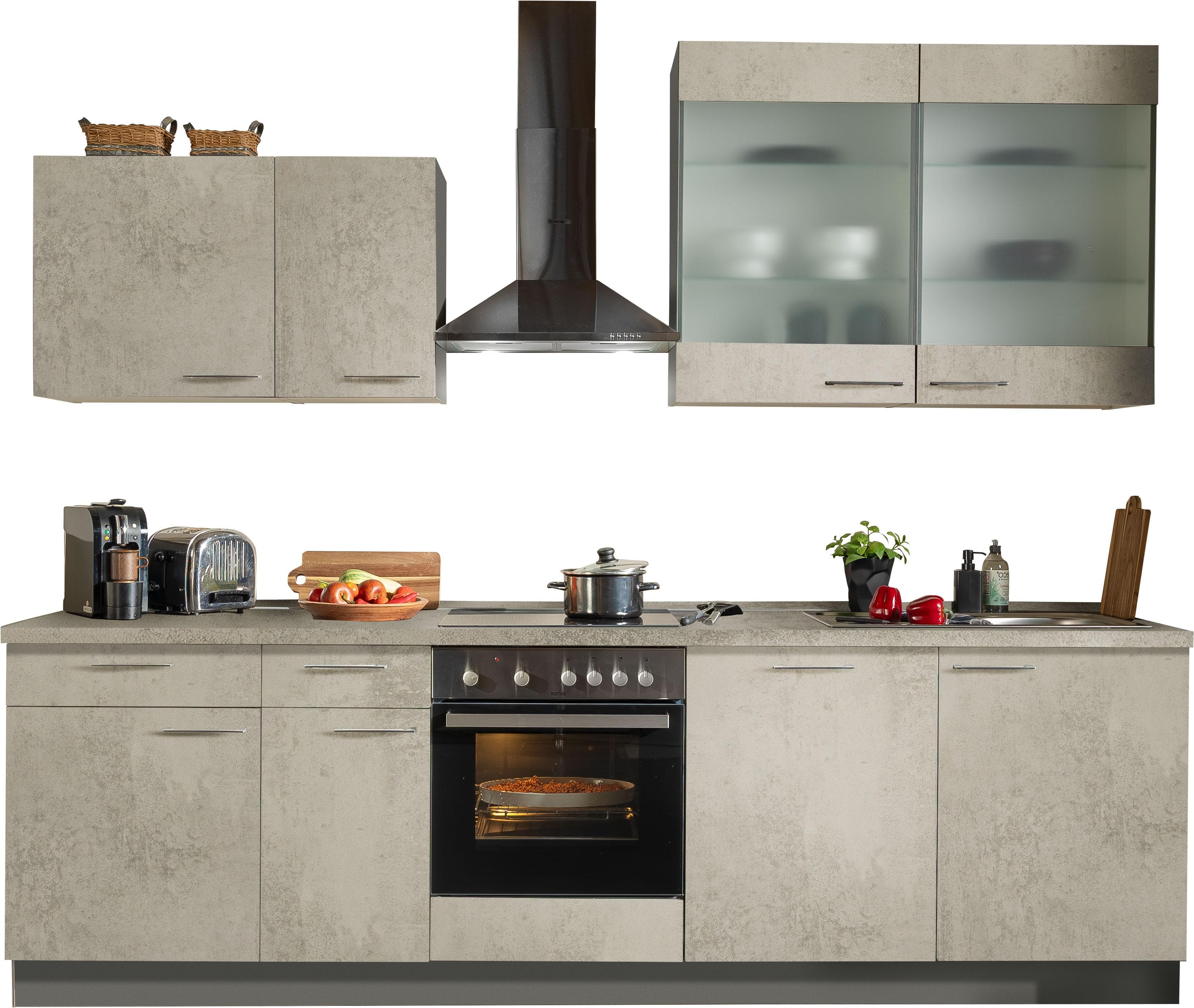 KOCHSTATION Küche Trea 280 cm mit Soft-Close-Funktion