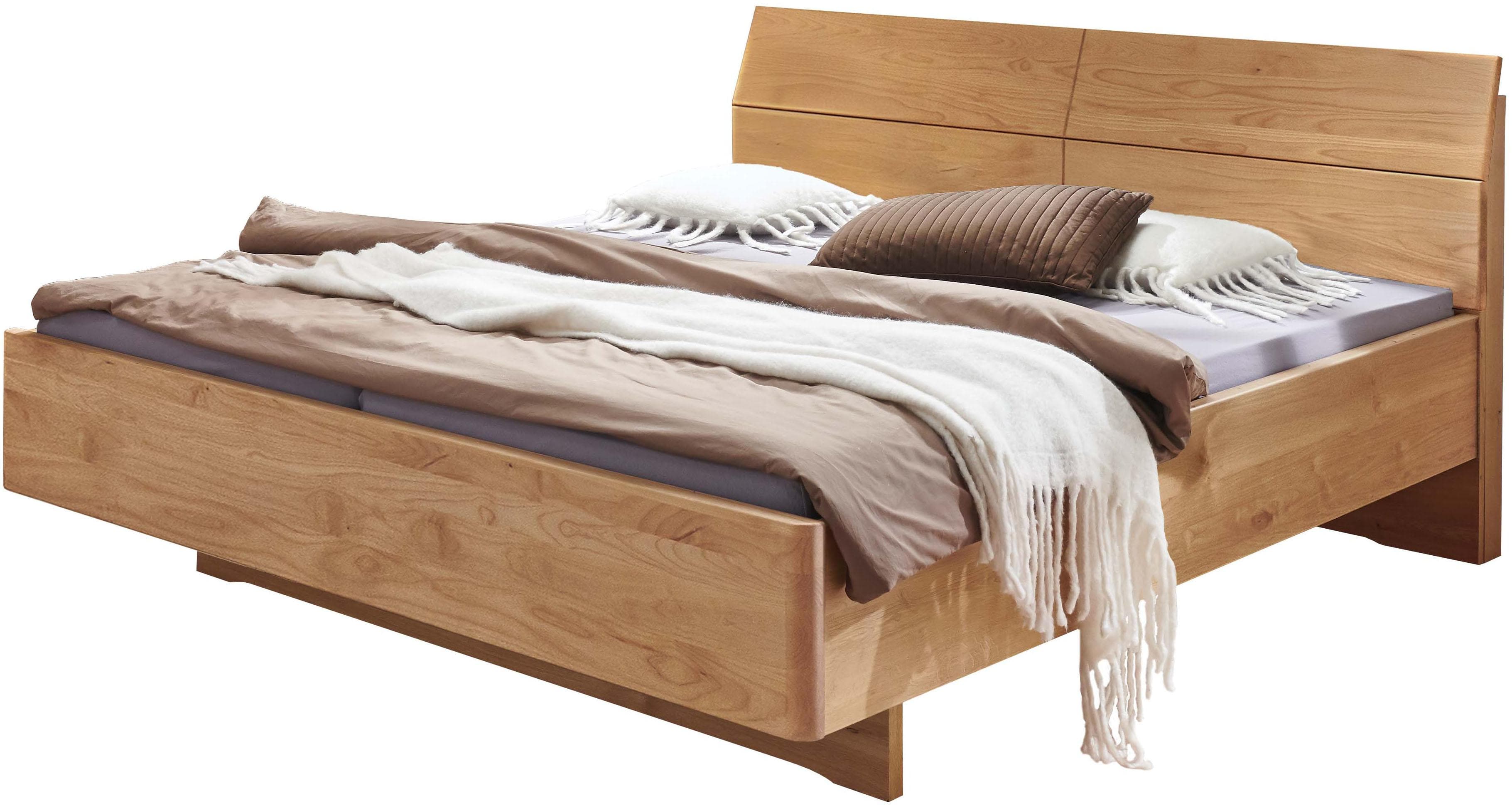 Holzbett WIEMANN Cardiff Teilmassiv Erle